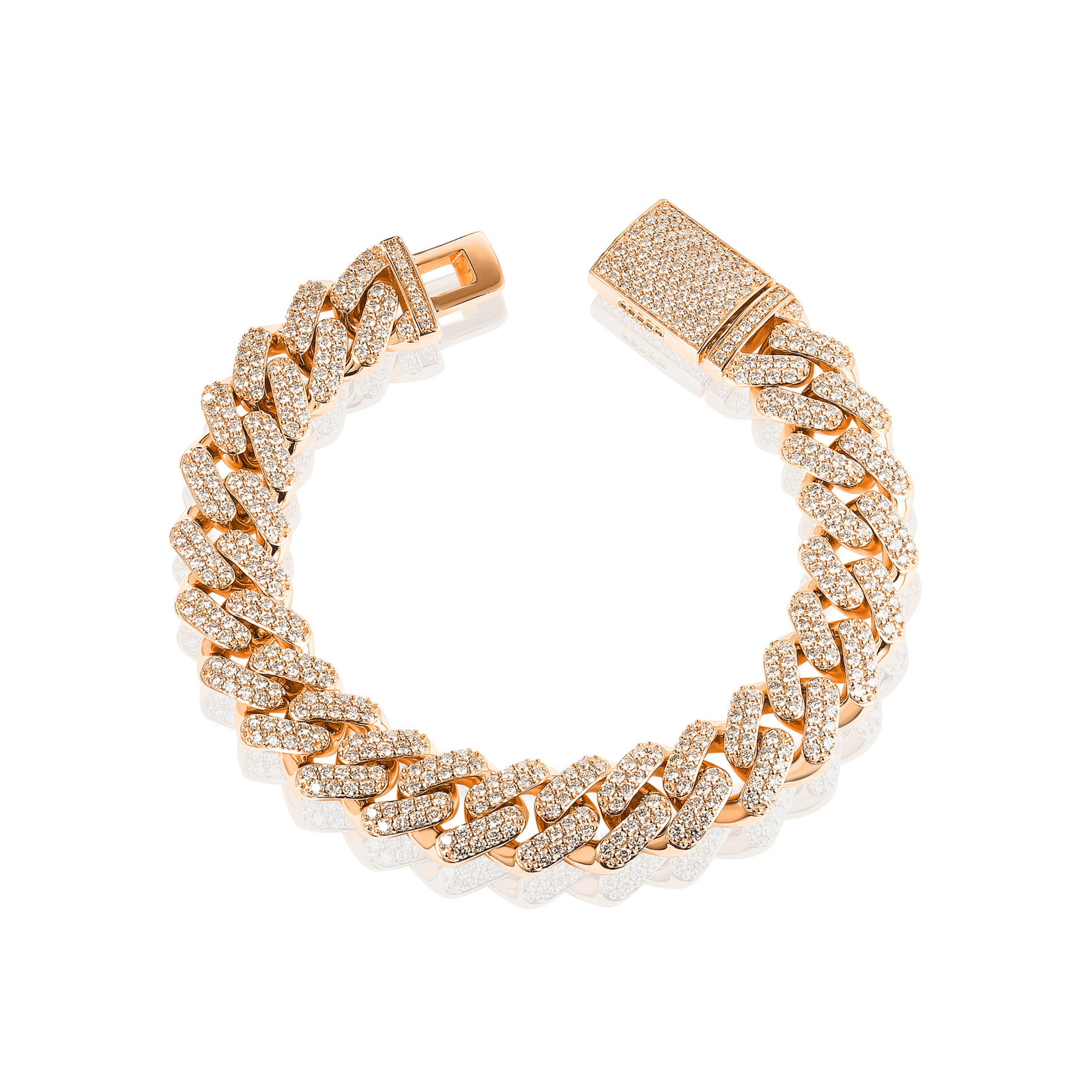 13mm Iced Out Cuban Bracelet