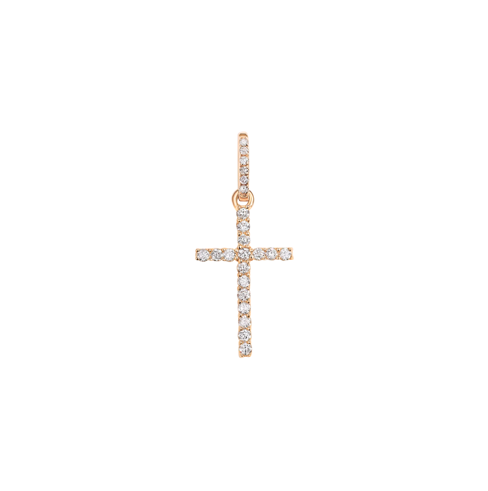 Mini Diamond Cross Pendant