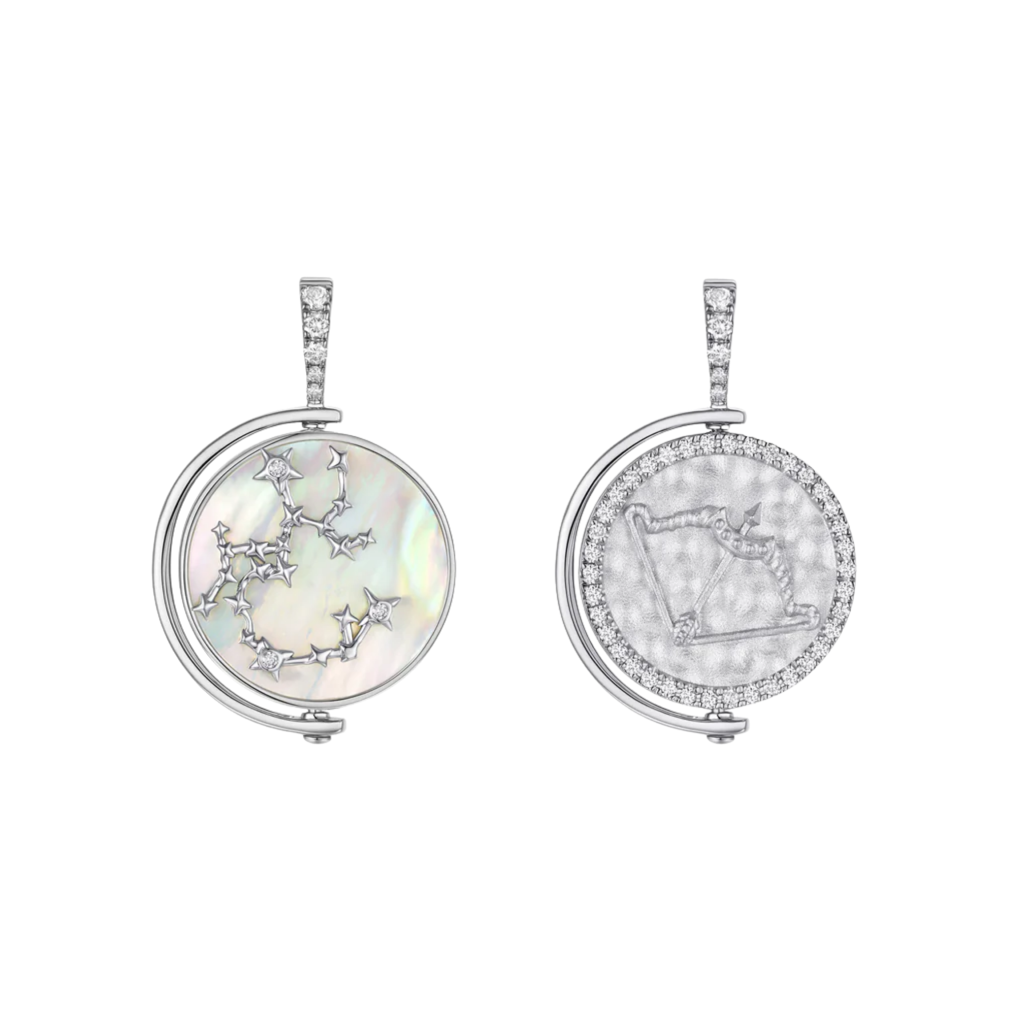 Sagittarius Diamond Constellation Pendant