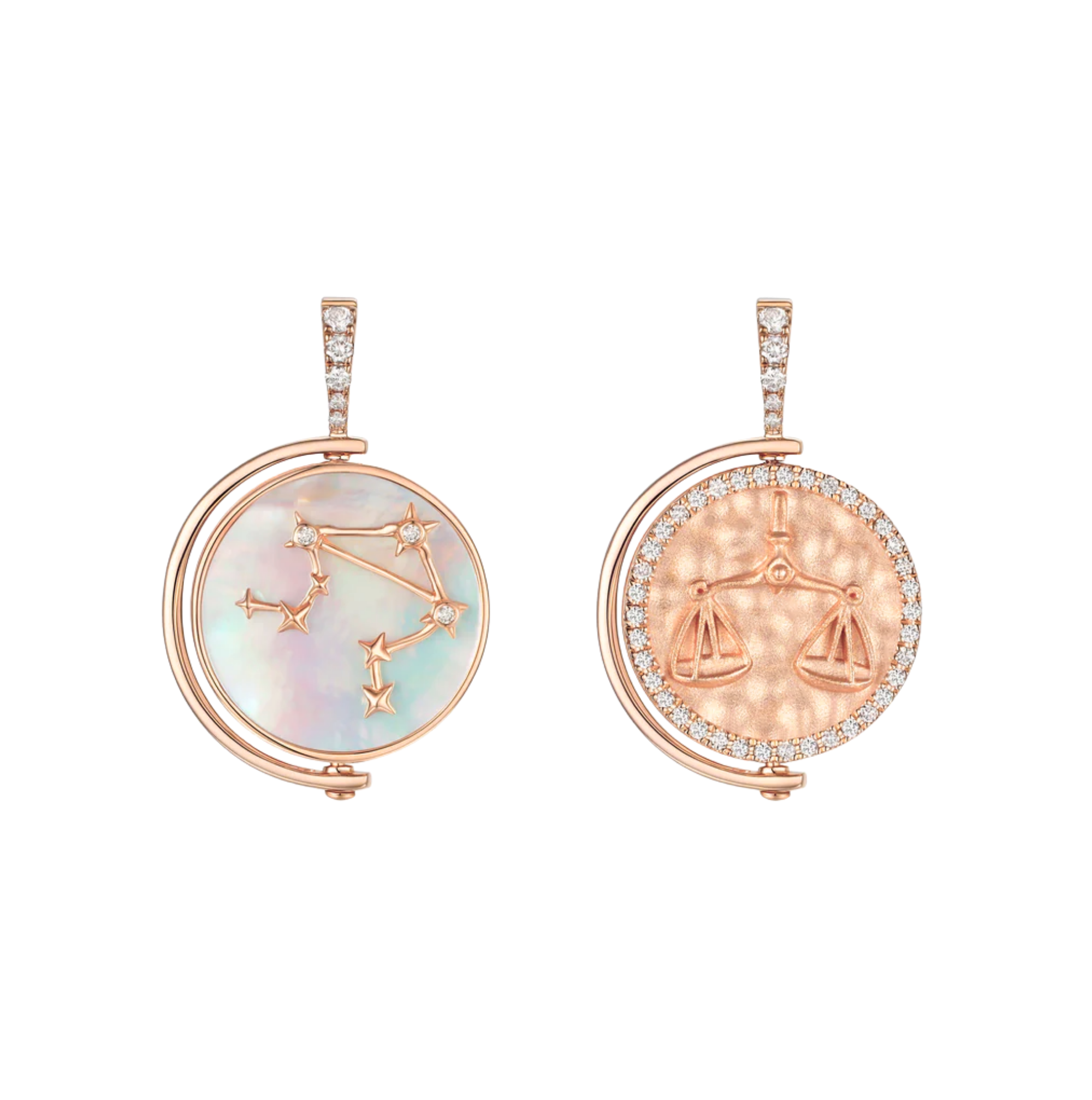 Libra Diamond Constellation Pendant