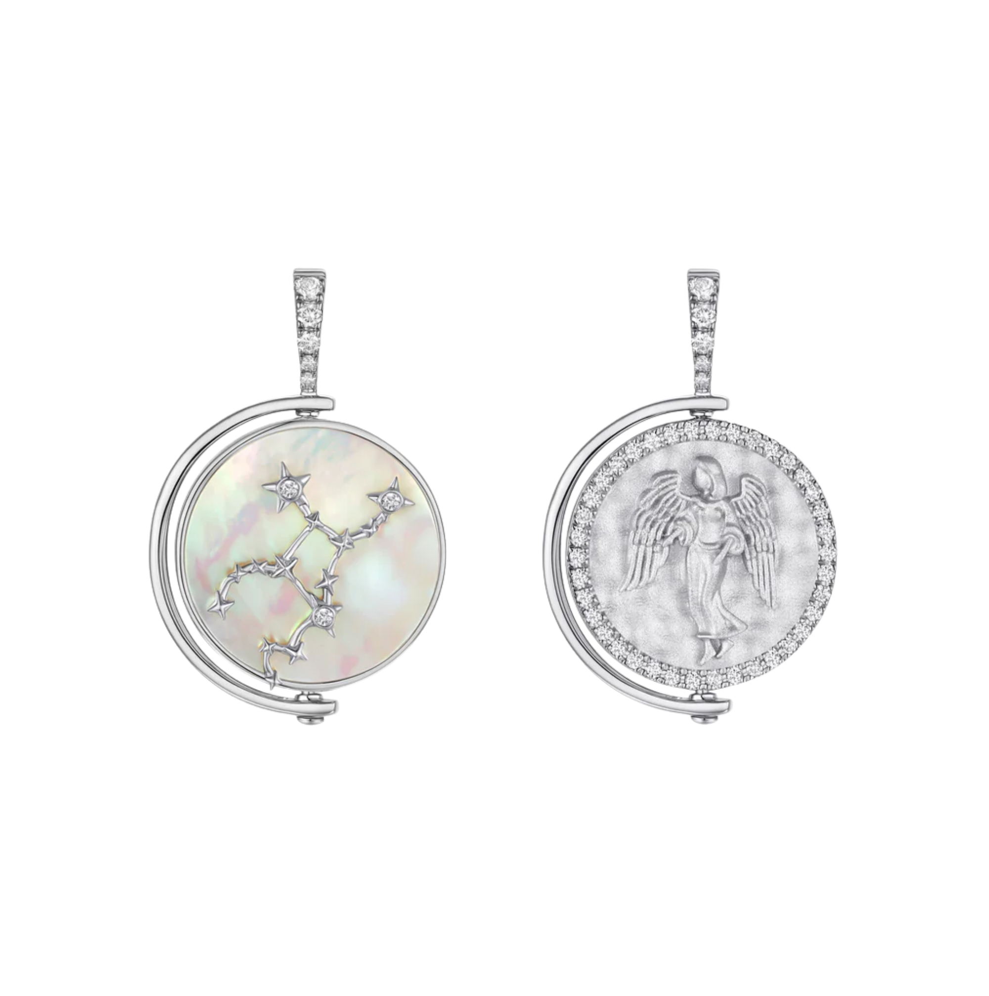 Virgo Diamond Constellation Pendant