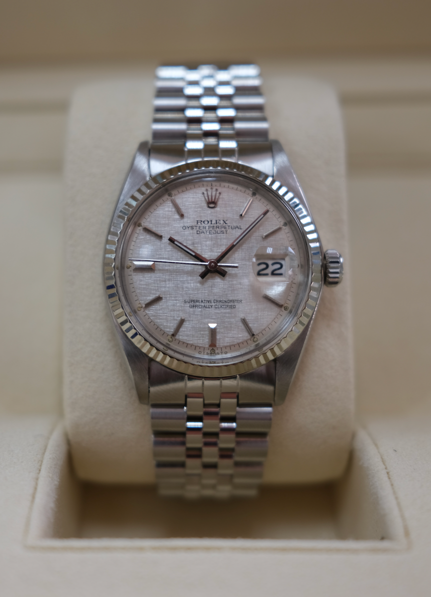 Rolex Watch Ref: 1601 Linen Dial