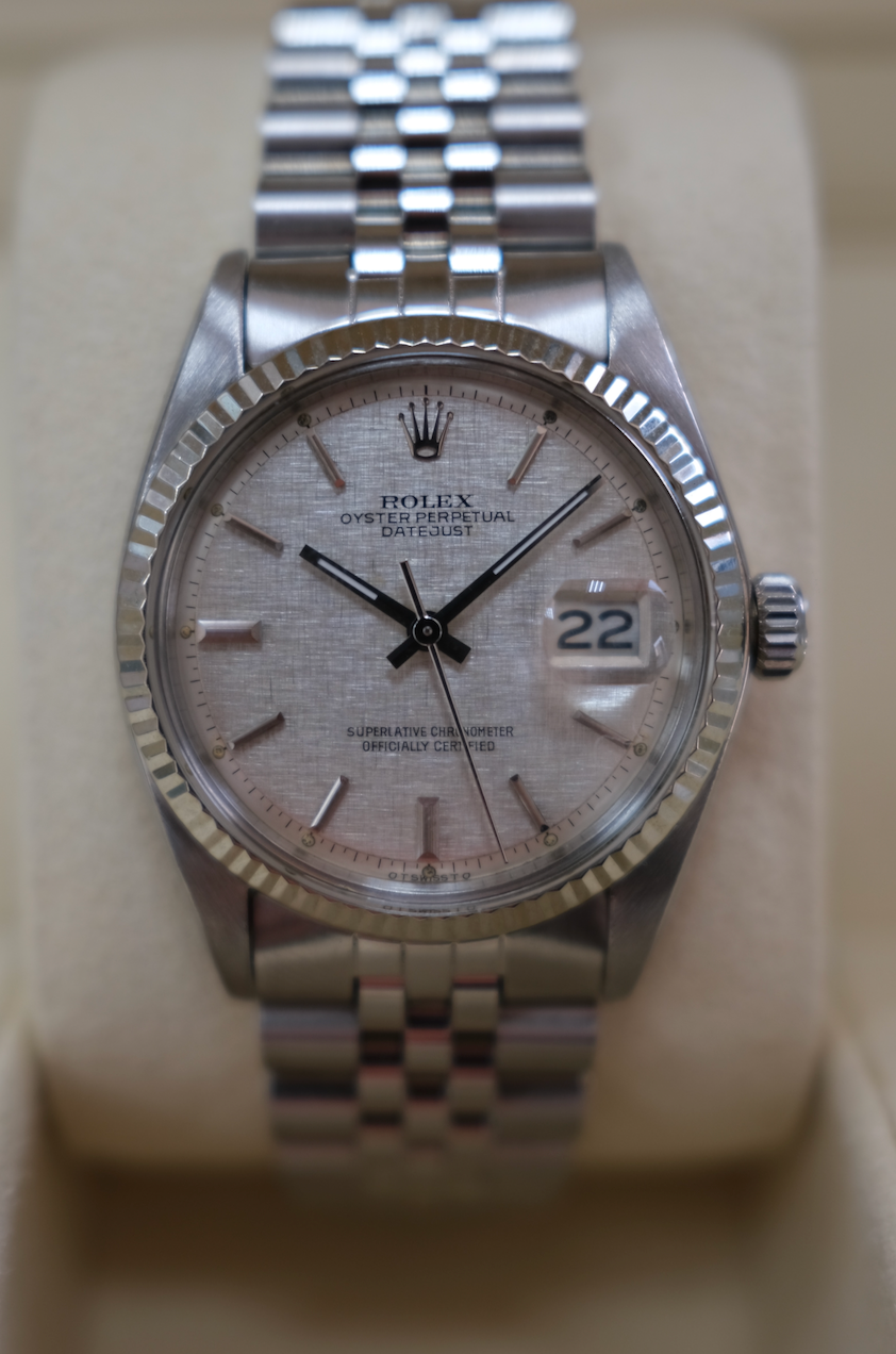 Rolex Watch Ref: 1601 Linen Dial