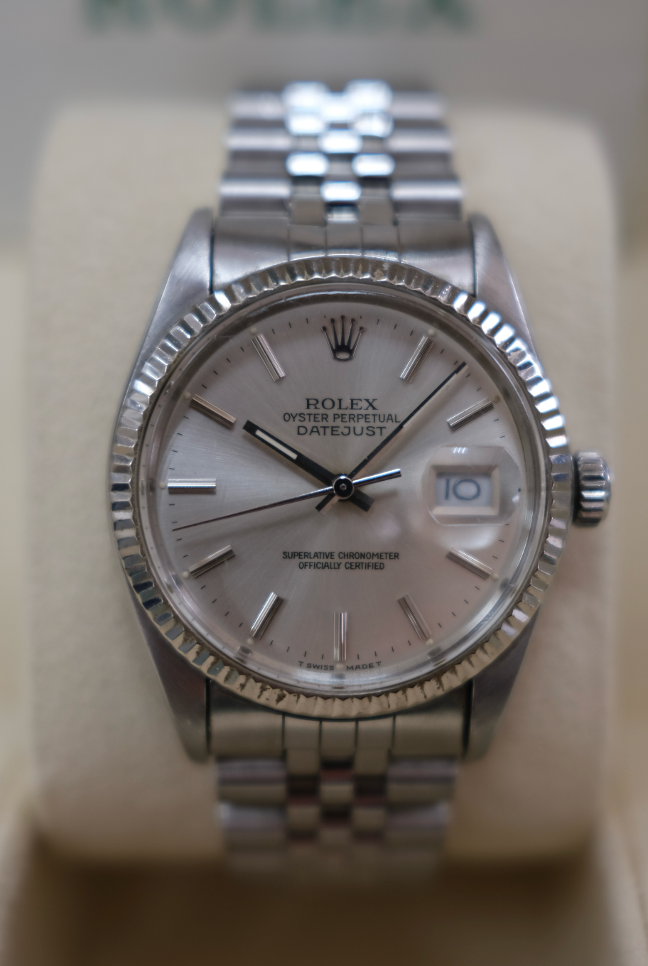 Rolex Watch Ref: 16014 Rhodium Dial
