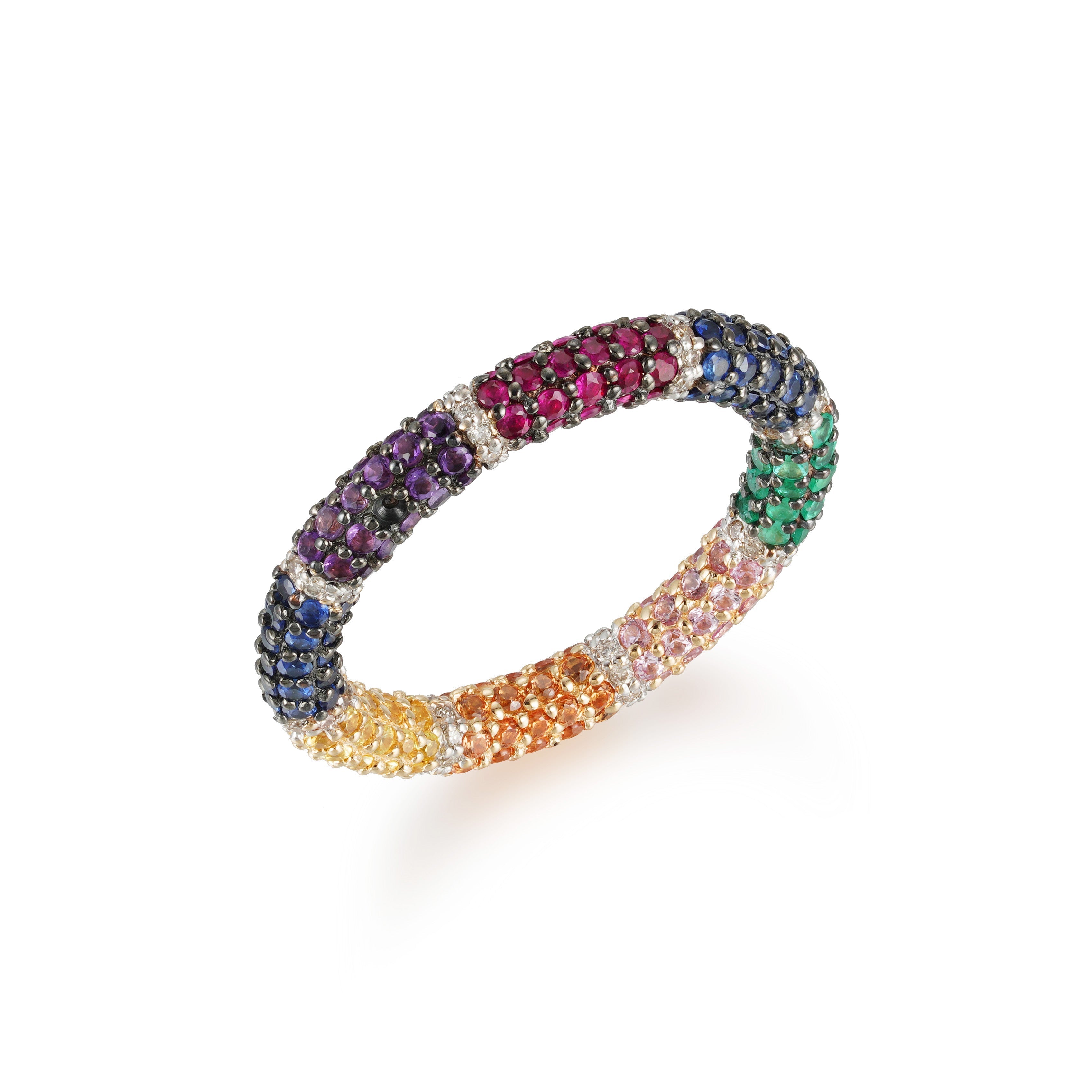 Inside Out Gemstone Ring