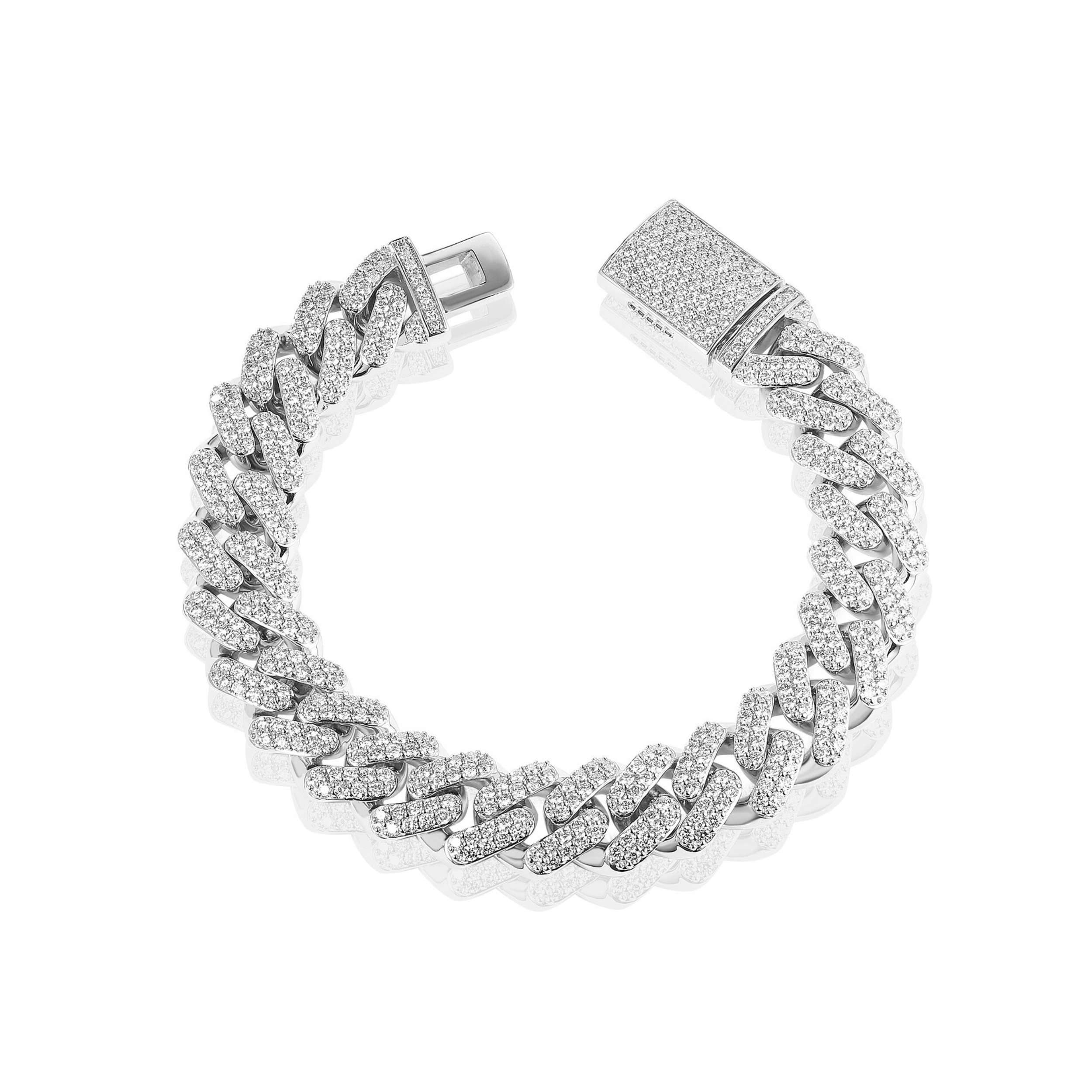 13mm Iced Out Cuban Bracelet