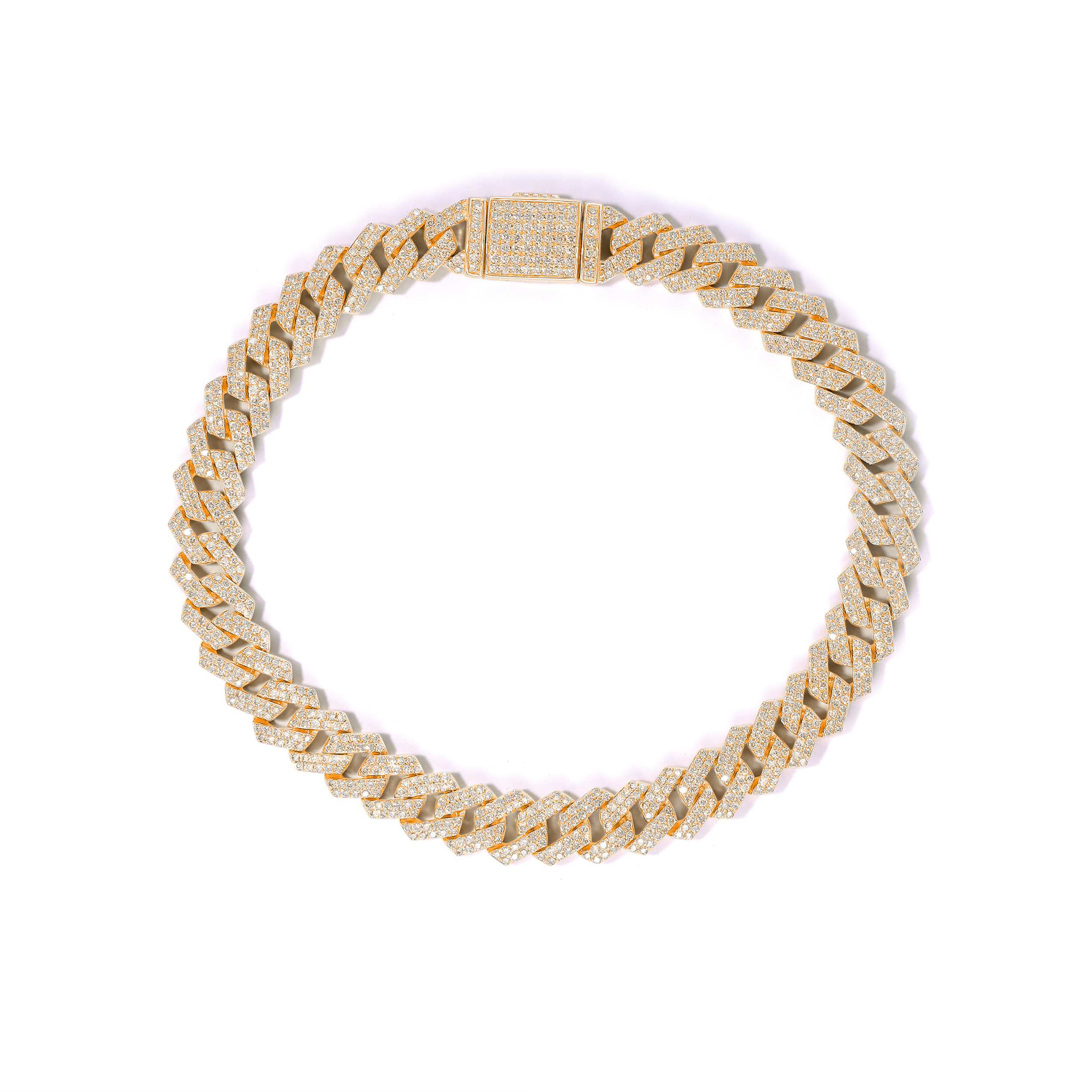 8mm Iced Out Miami Cuban Bracelet