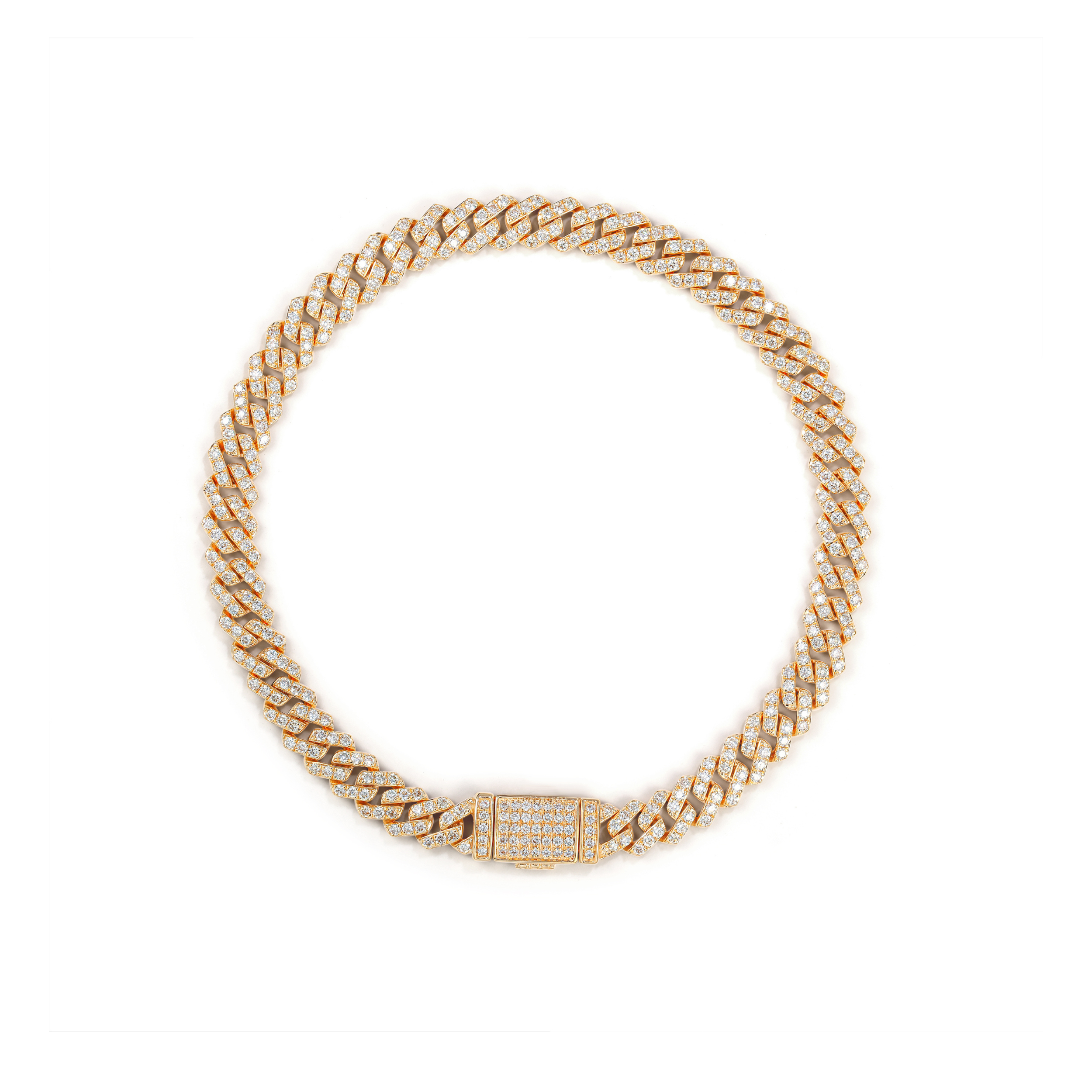 7mm Iced Out Miami Cuban Bracelet