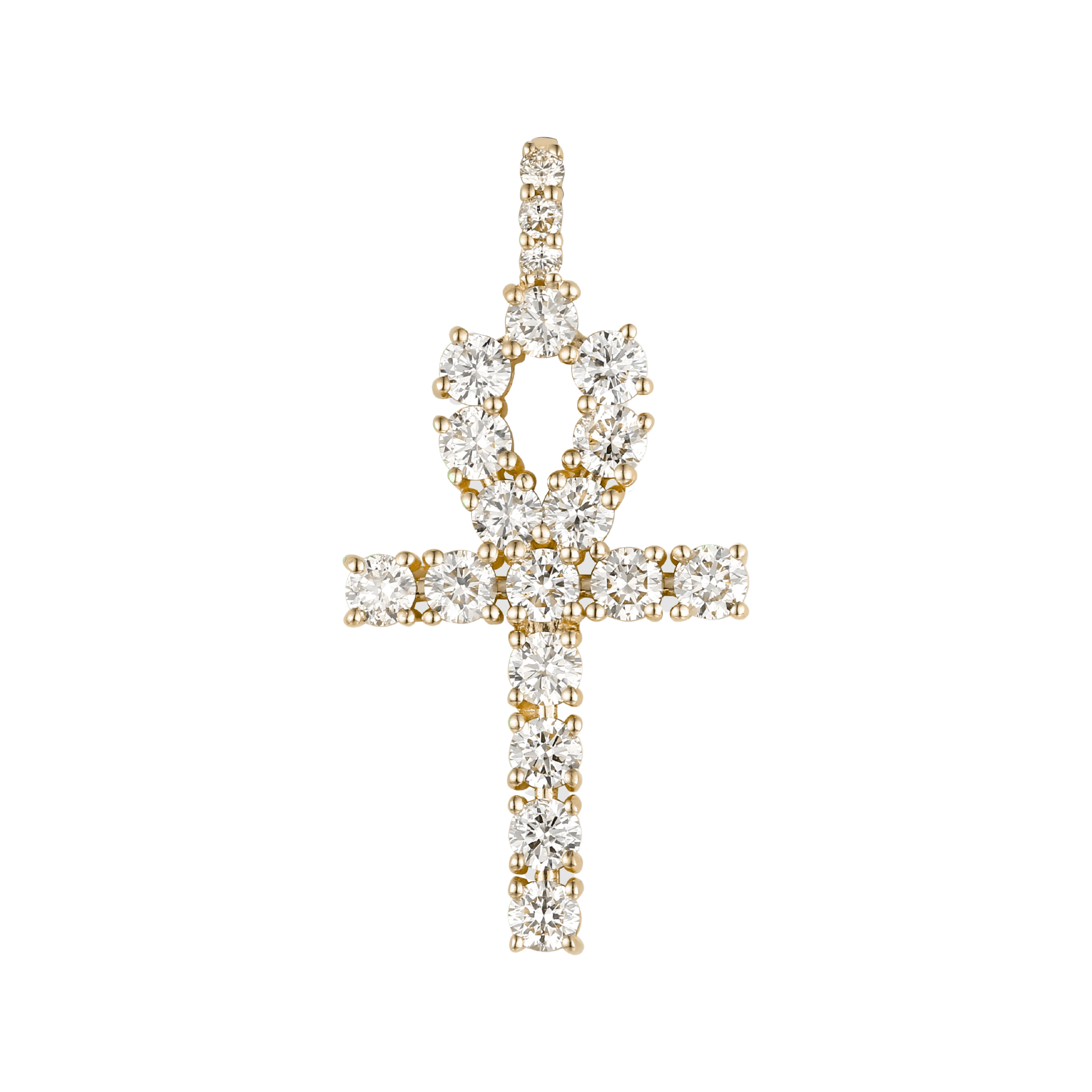 Ankh Diamond Pendant