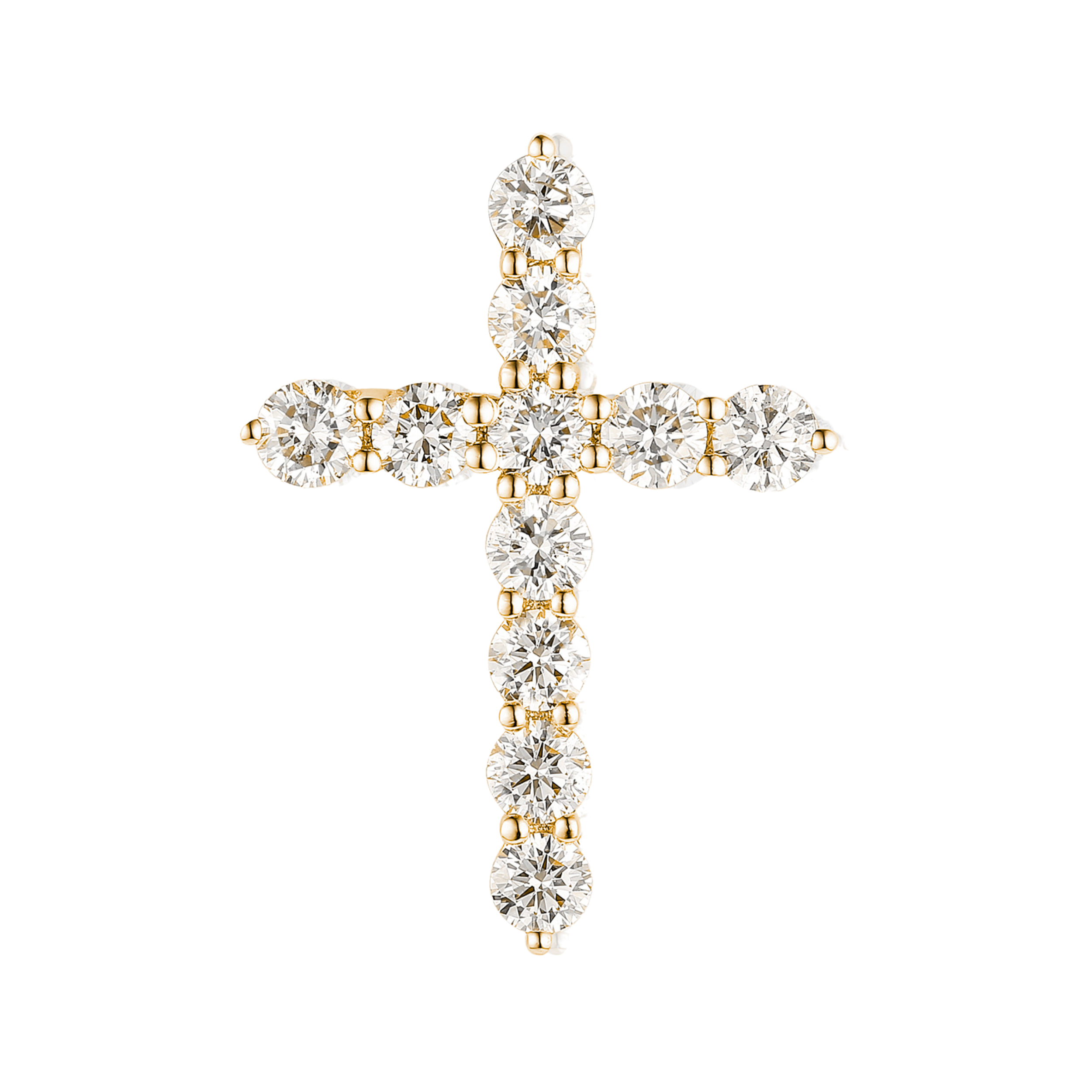 Divine Brilliance Diamond Cross Pendant