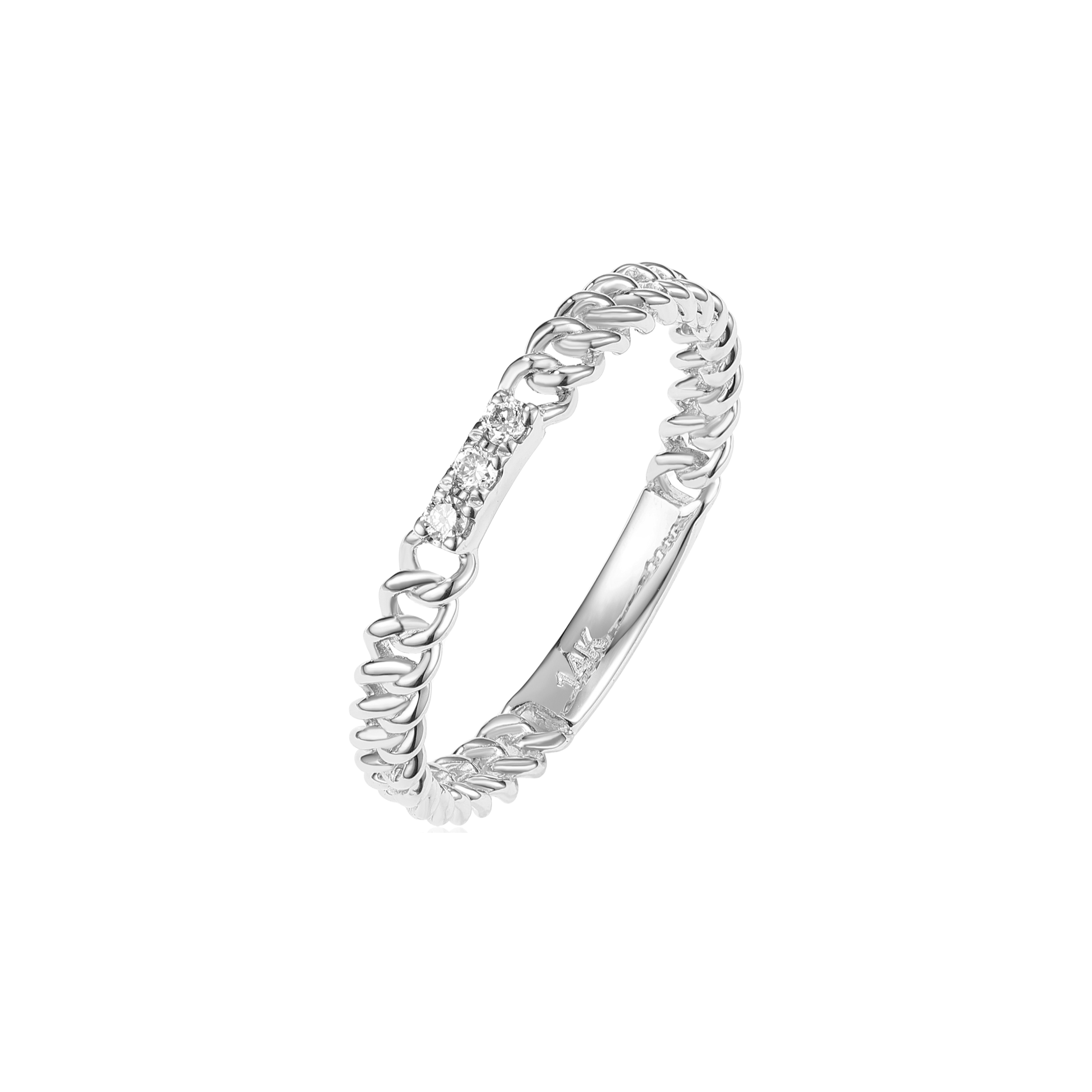 Trinity Gleam Diamond Ring