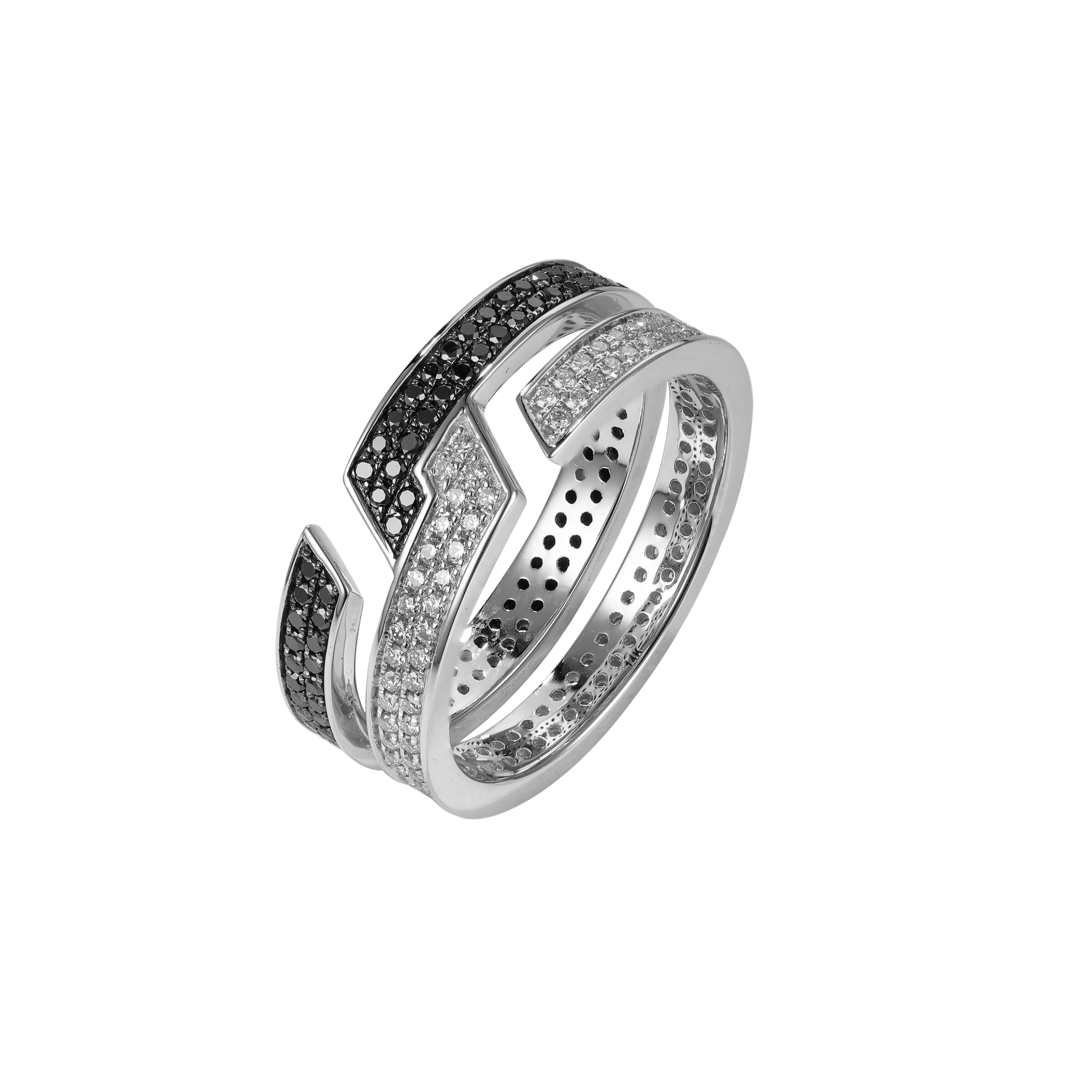 Eclipse Edge Diamond Ring