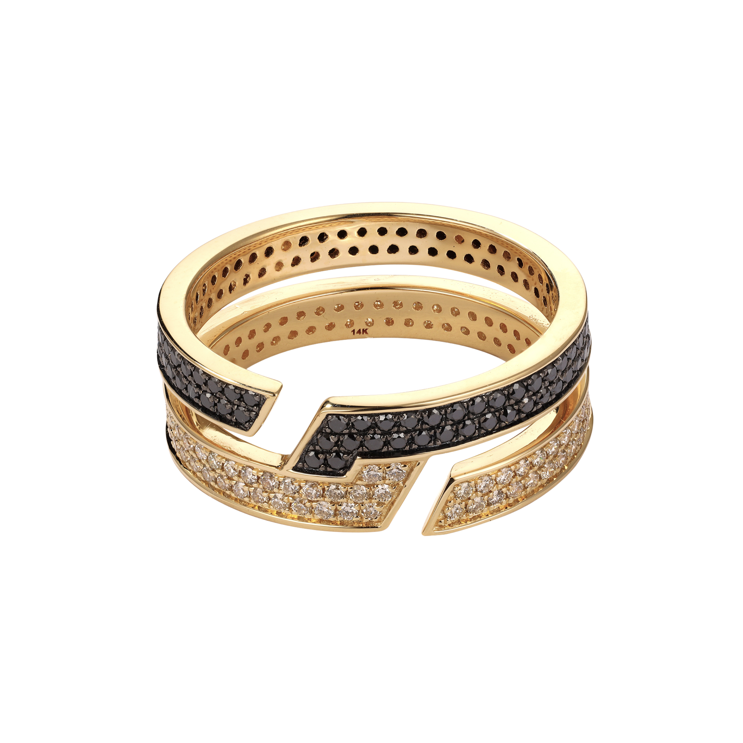 Eclipse Edge Diamond Ring