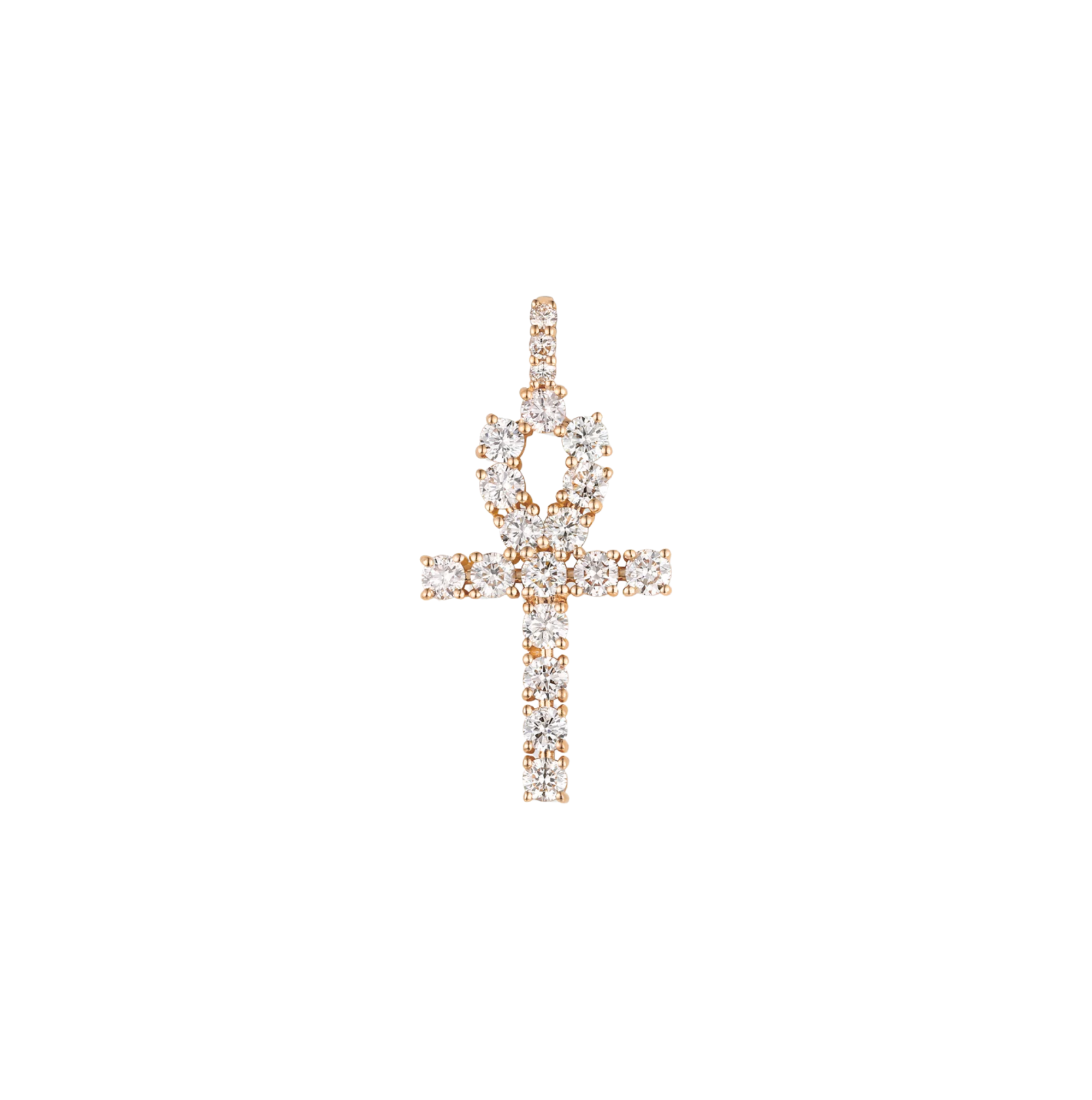 Ankh Diamond Pendant