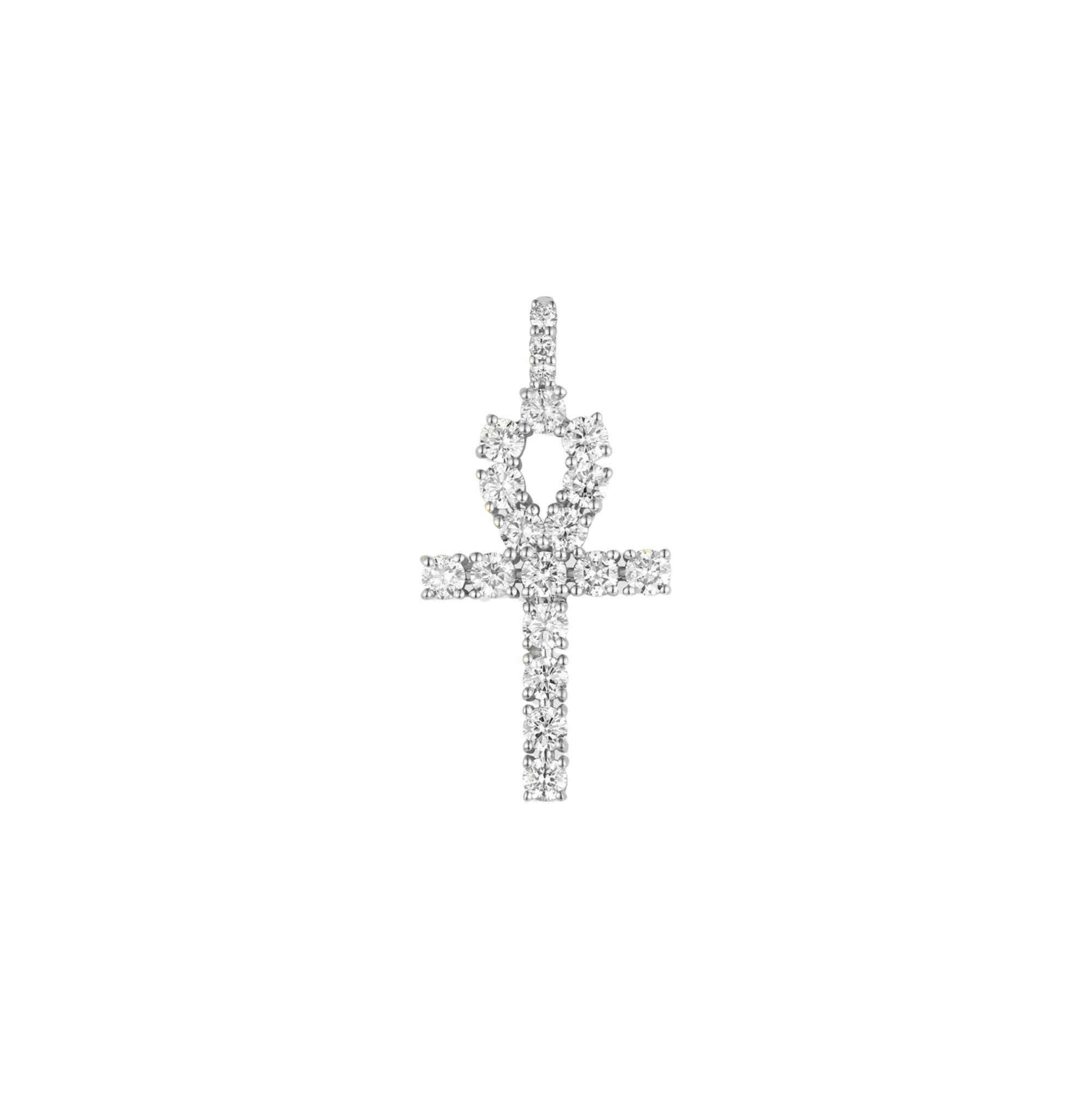 Ankh Diamond Pendant