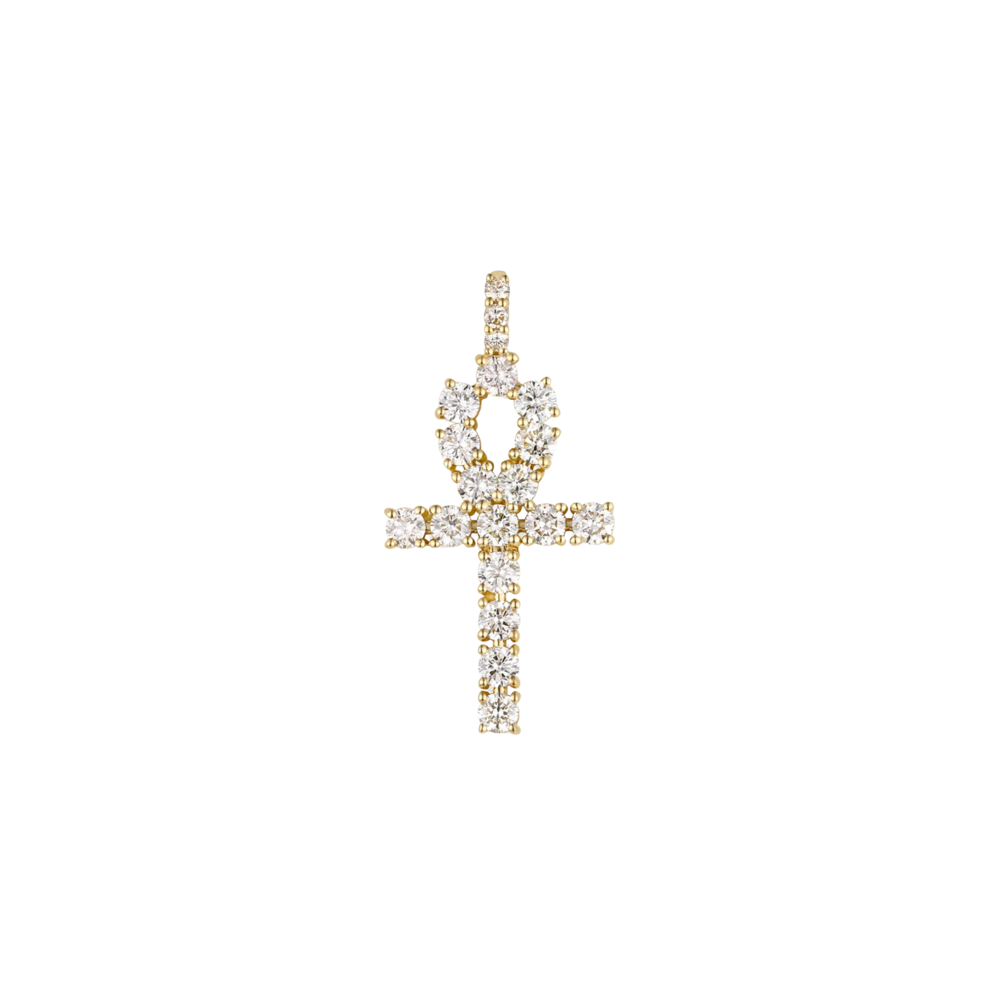 Ankh Diamond Pendant