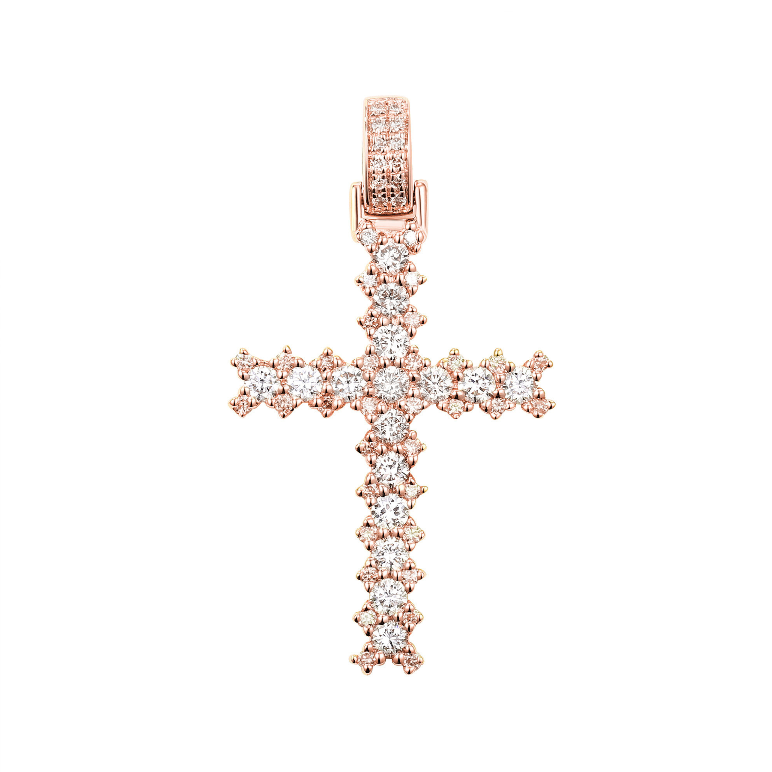 Luminous Diamond Cross Pendant