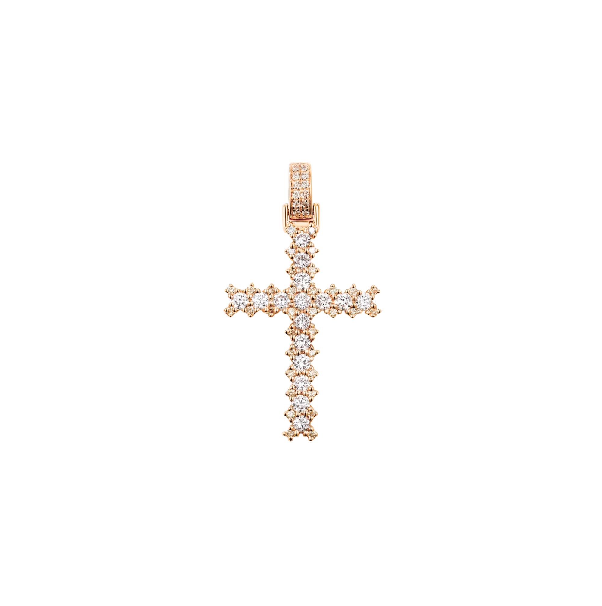 Luminous Diamond Cross Pendant