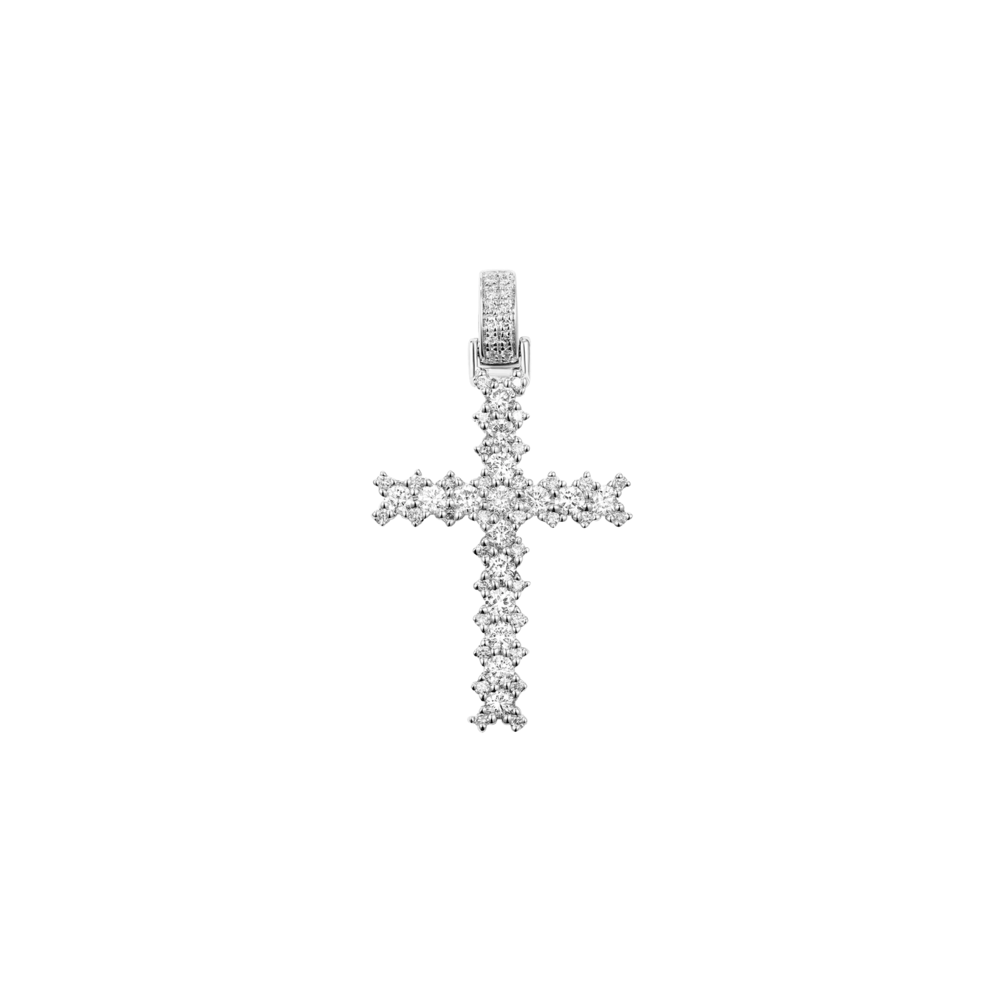 Luminous Diamond Cross Pendant
