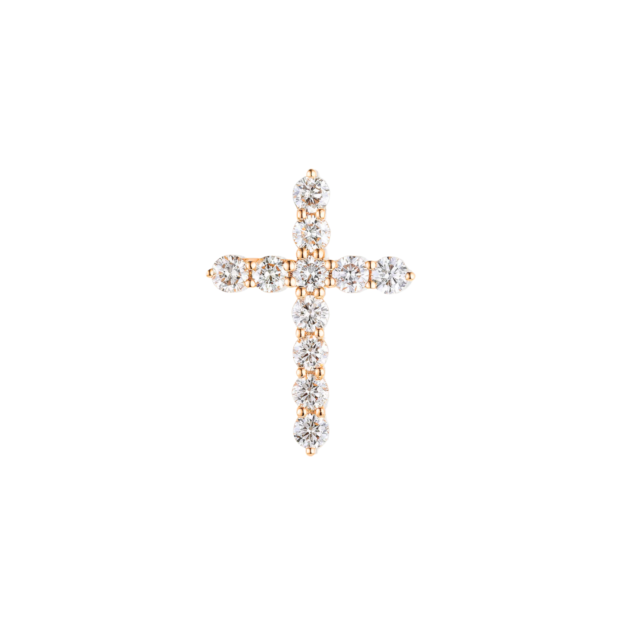 Divine Brilliance Diamond Cross Pendant