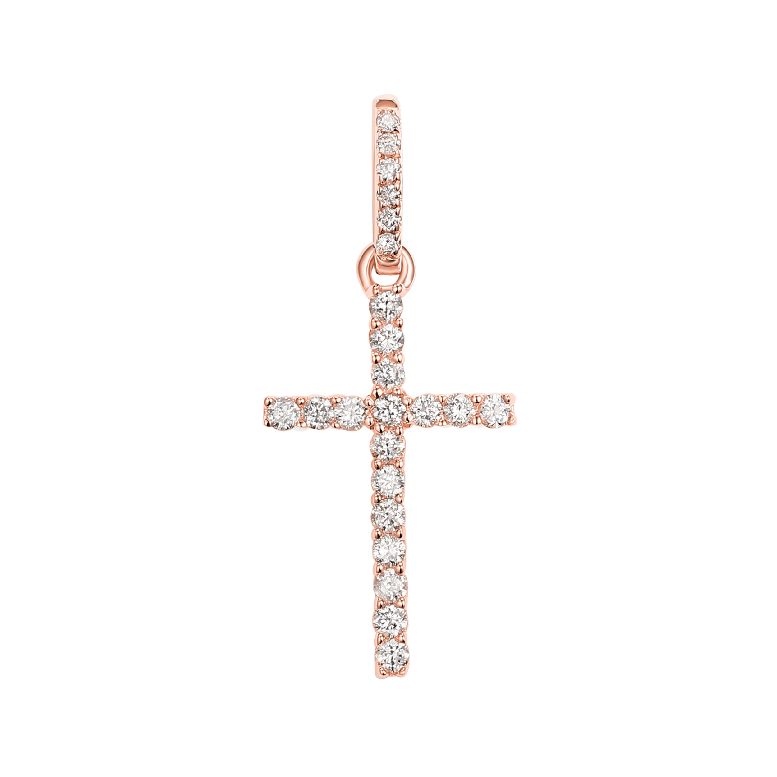 Mini Diamond Cross Pendant