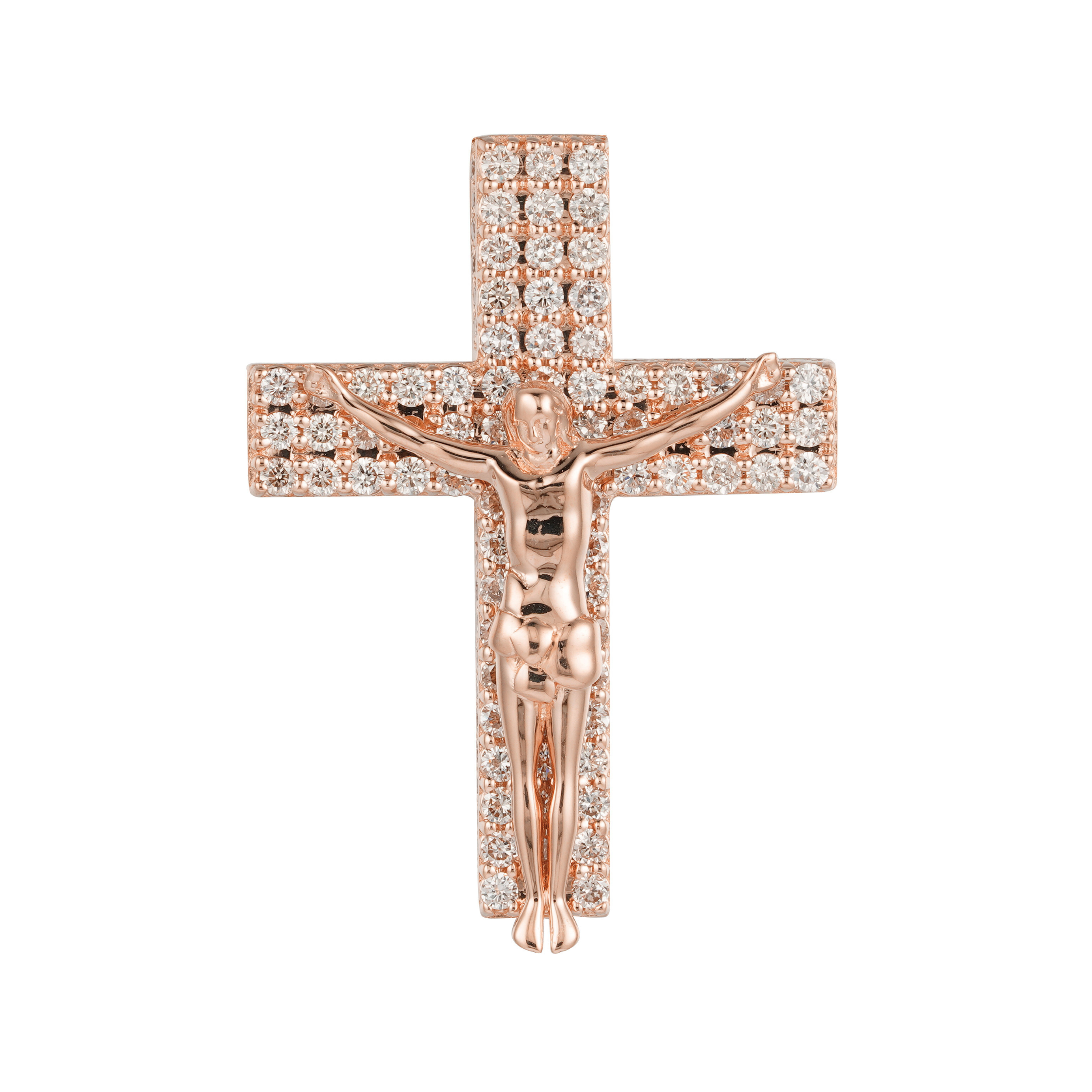 Diamond Crucifix Cross Pendant