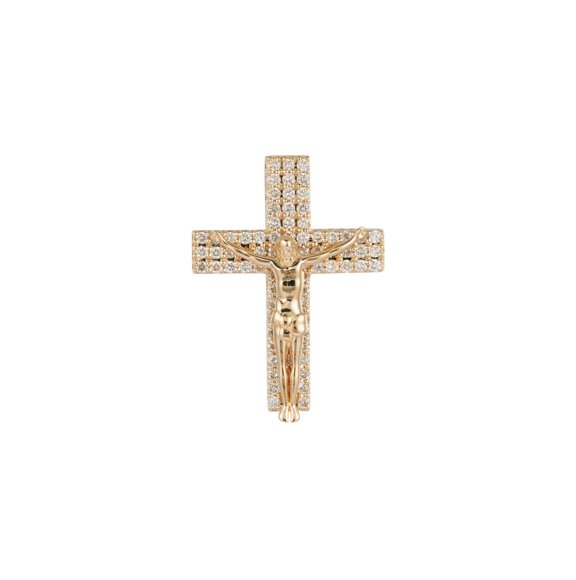 Diamond Crucifix Cross Pendant