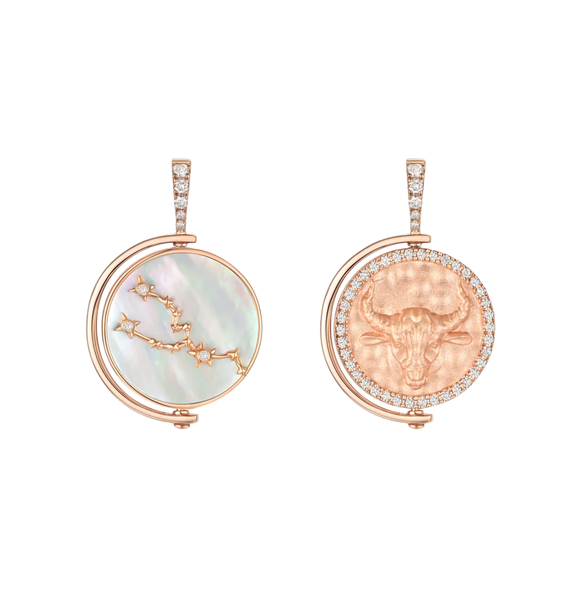 Taurus Diamond Constellation Pendant