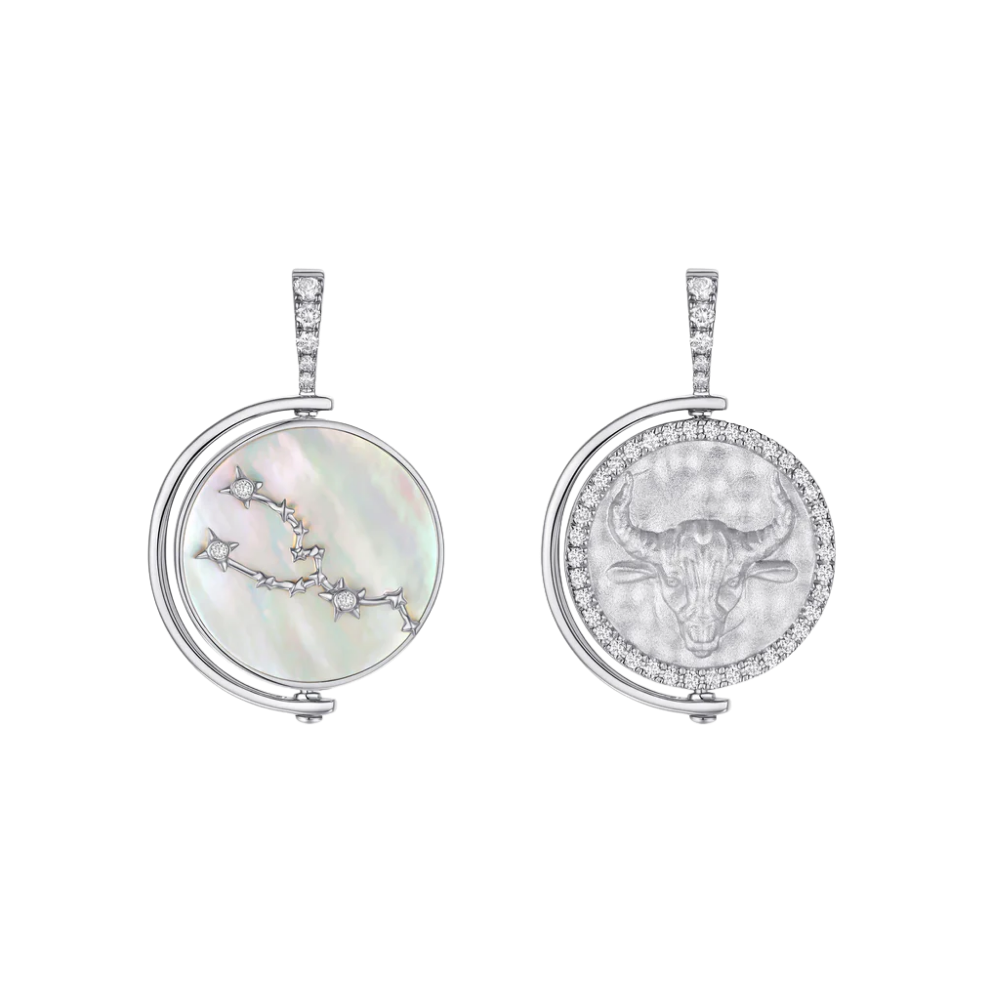 Taurus Diamond Constellation Pendant