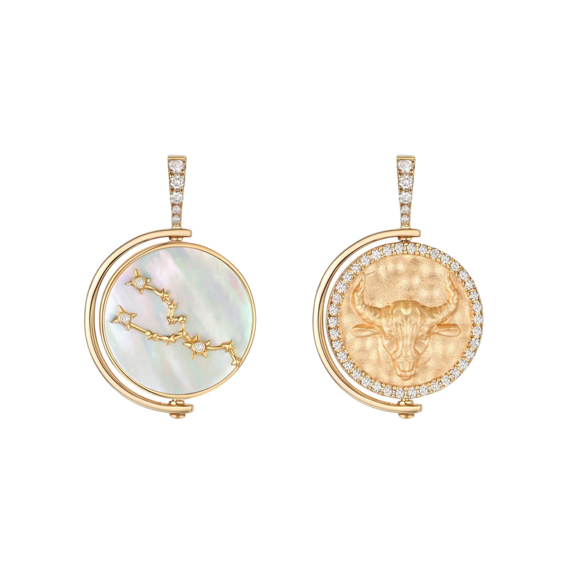 Taurus Diamond Constellation Pendant