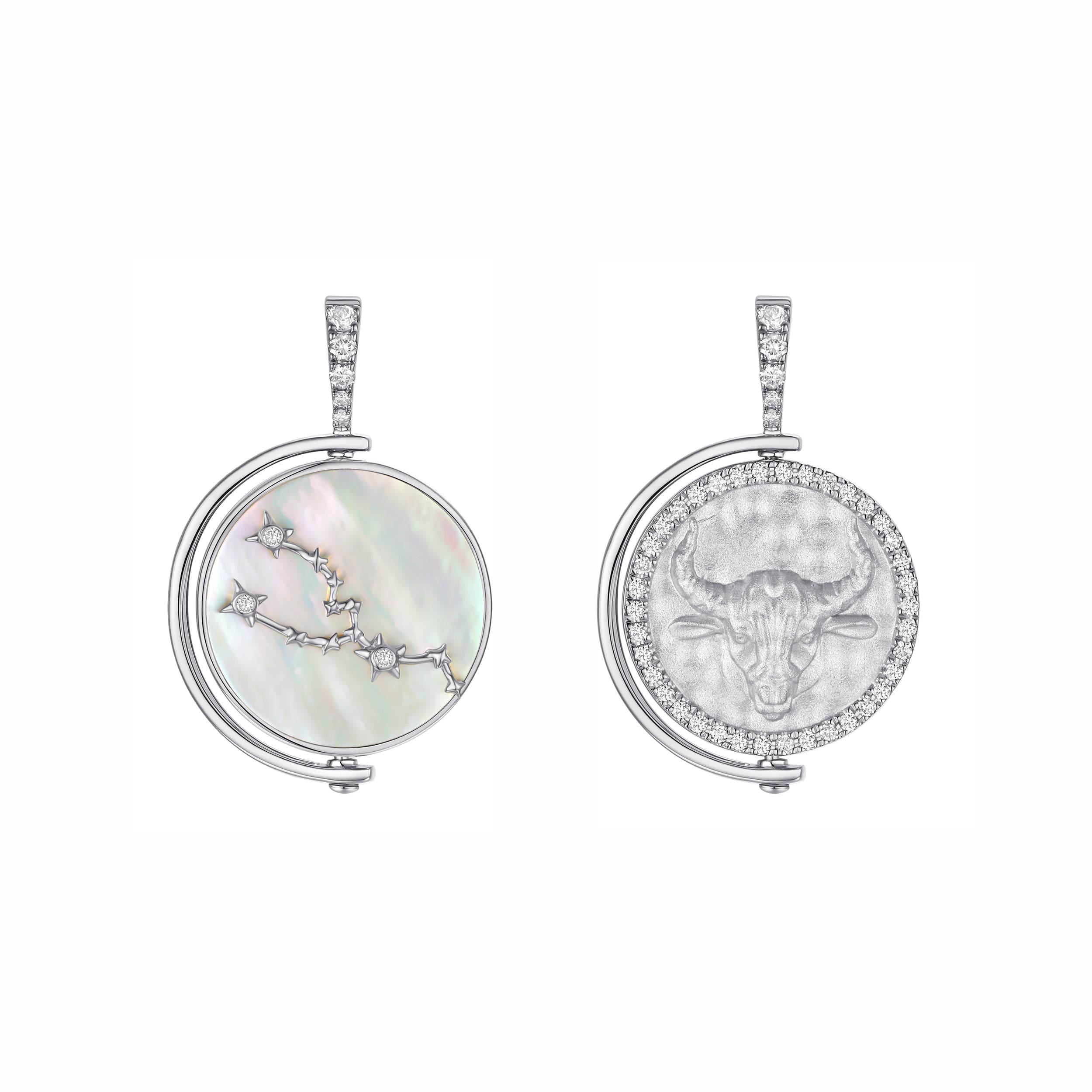 Taurus Diamond Constellation Pendant