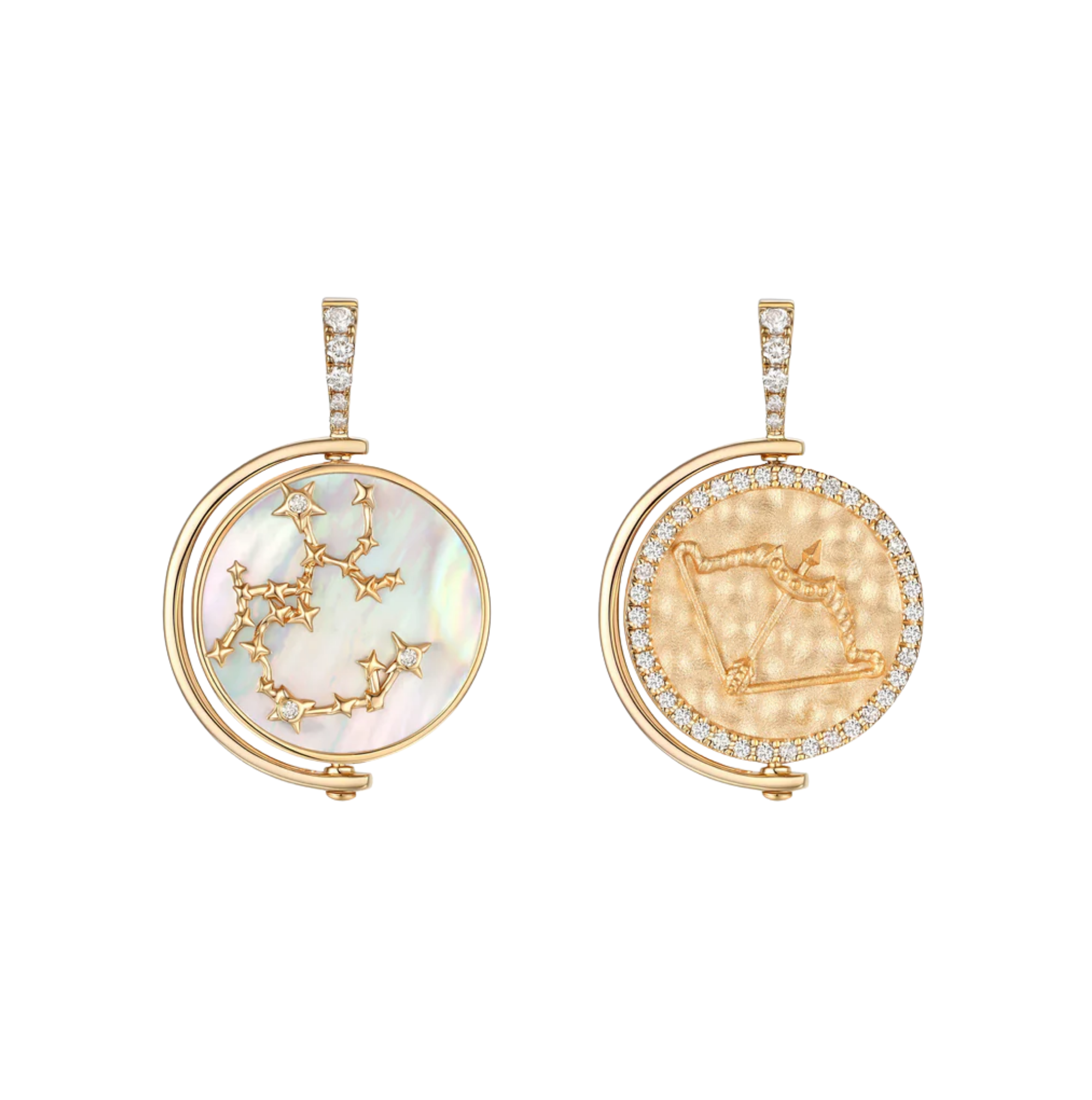 Sagittarius Diamond Constellation Pendant