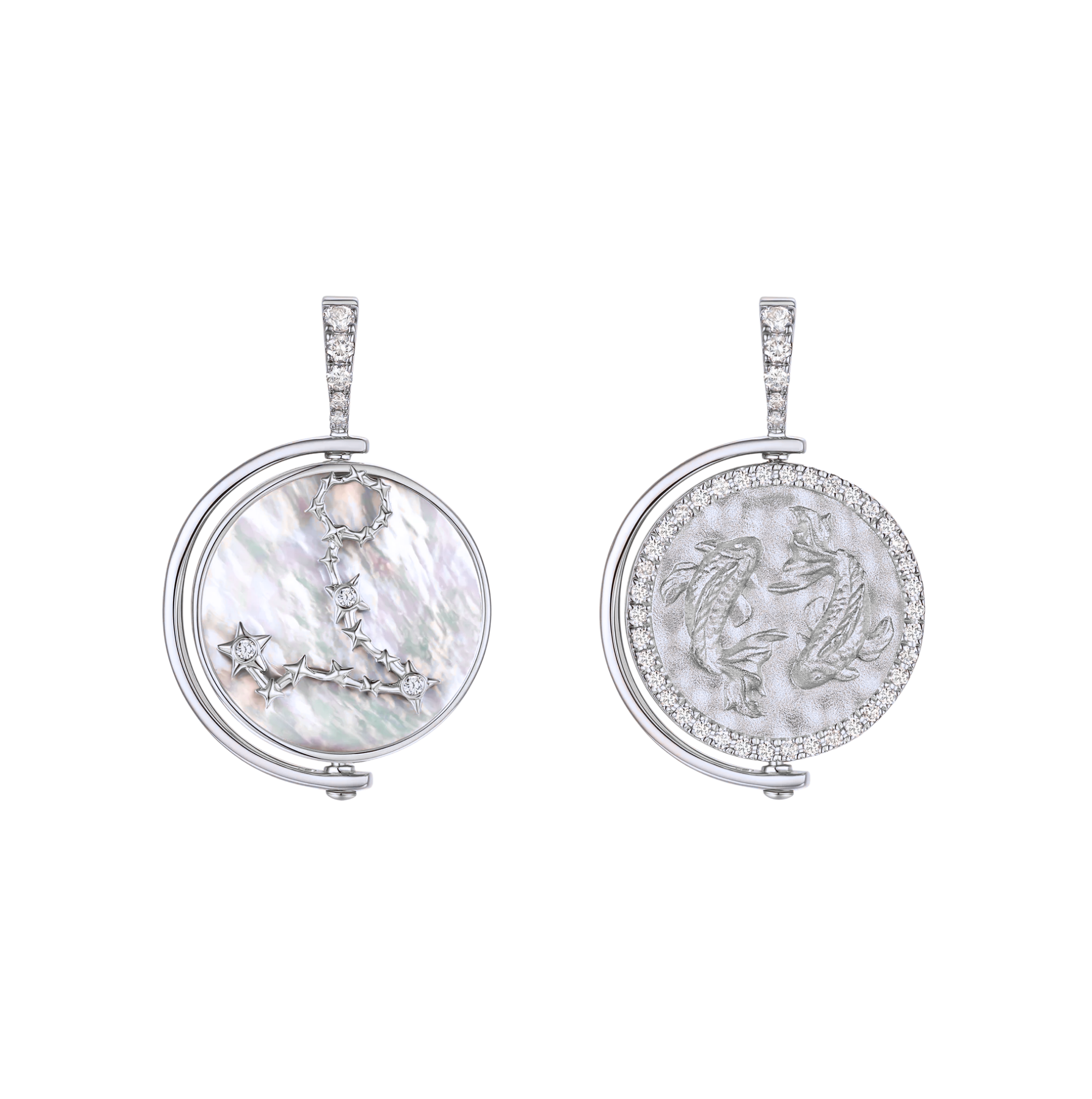 Pisces Diamond Constellation Pendant
