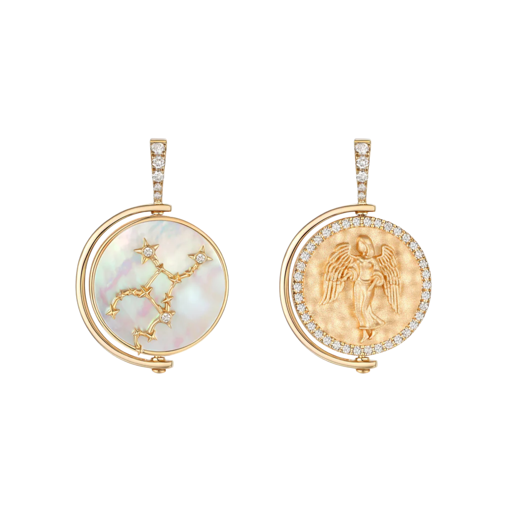 Virgo Diamond Constellation Pendant