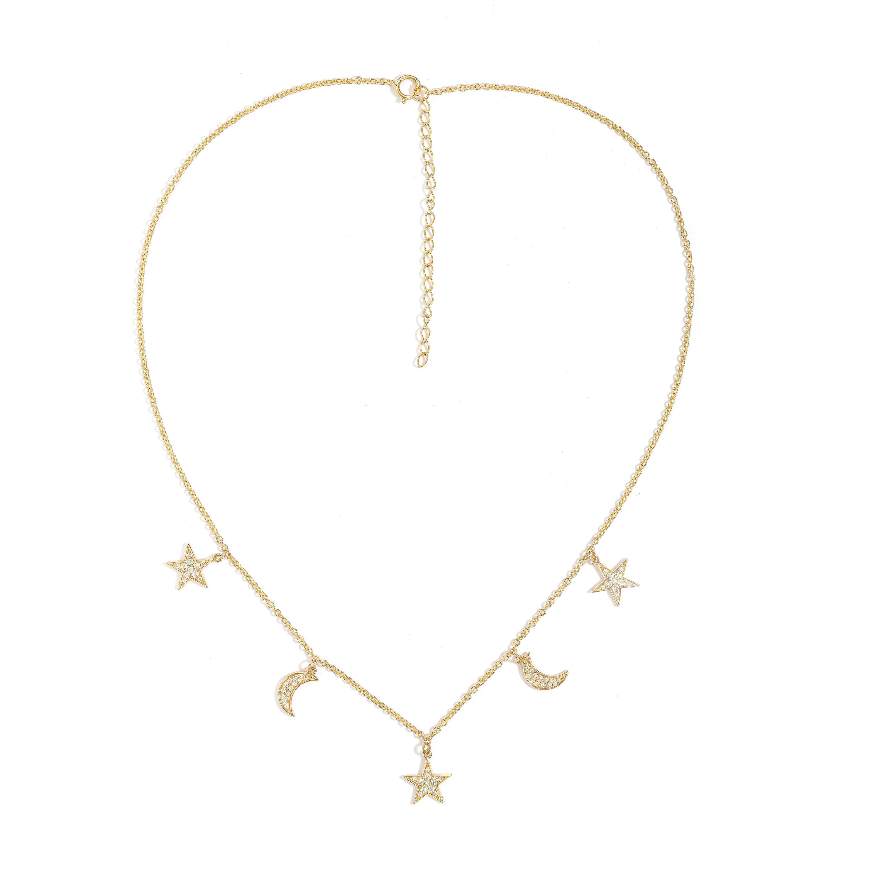 Starry Night Diamond Necklace