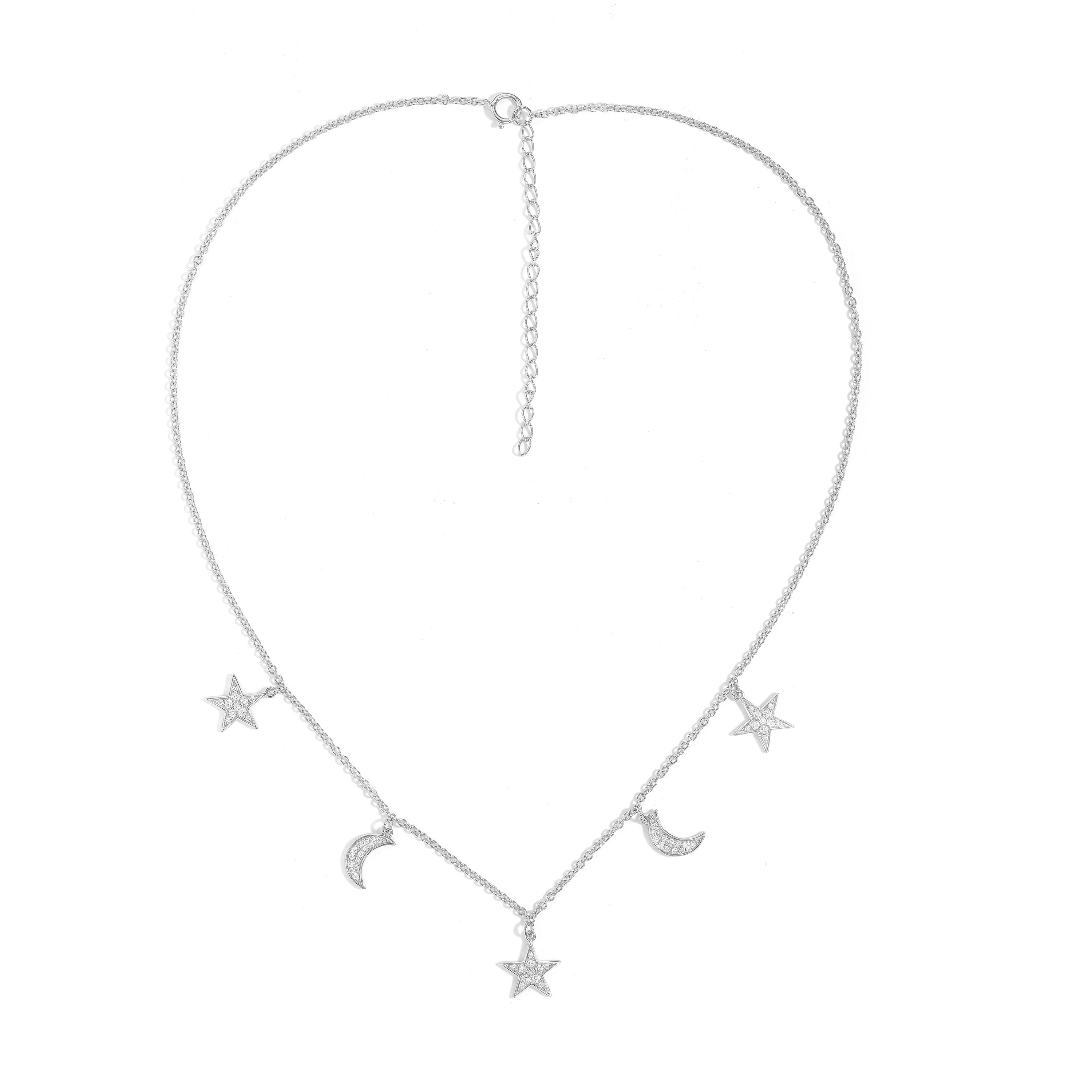 Starry Night Diamond Necklace