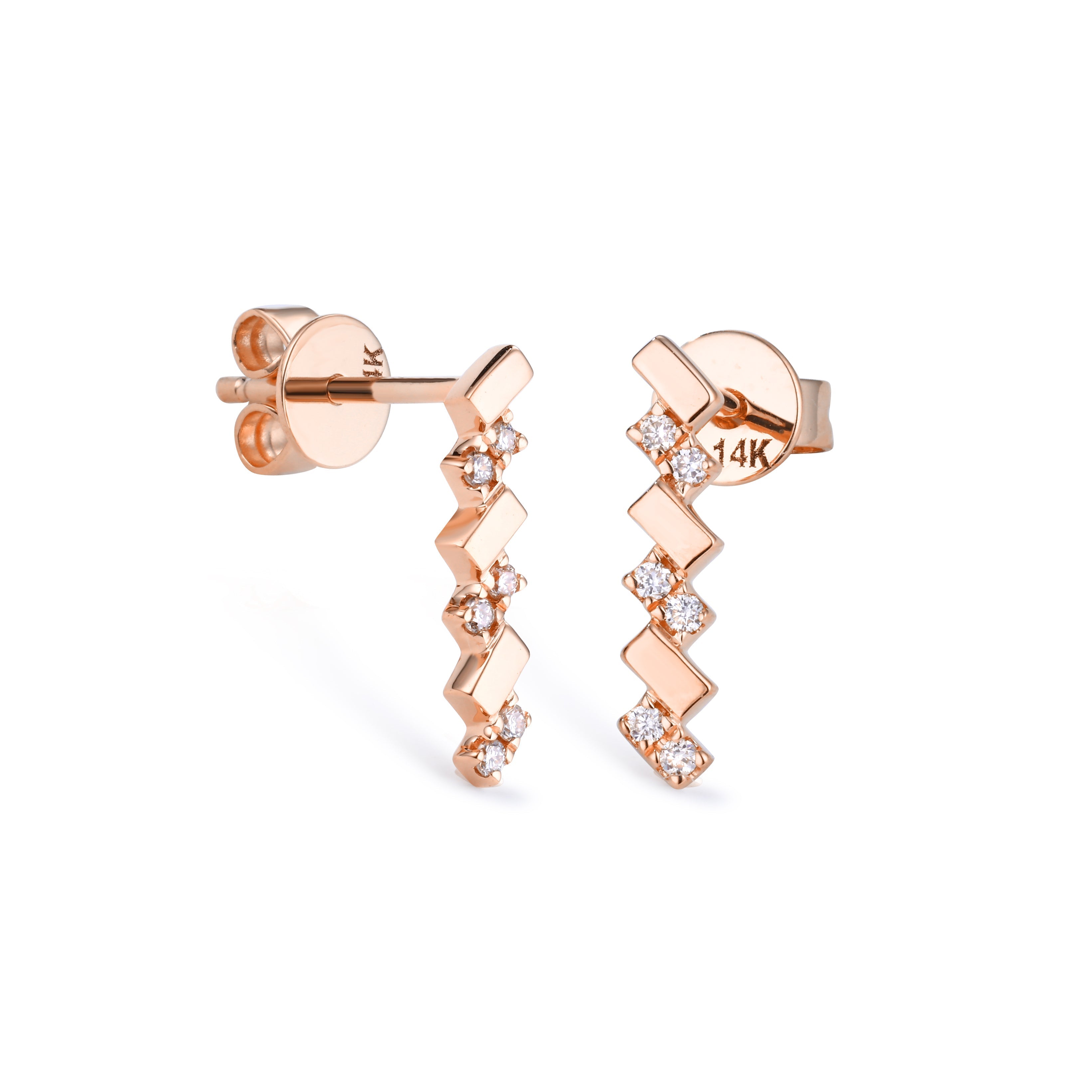 Simply Chic Diamond Earrings