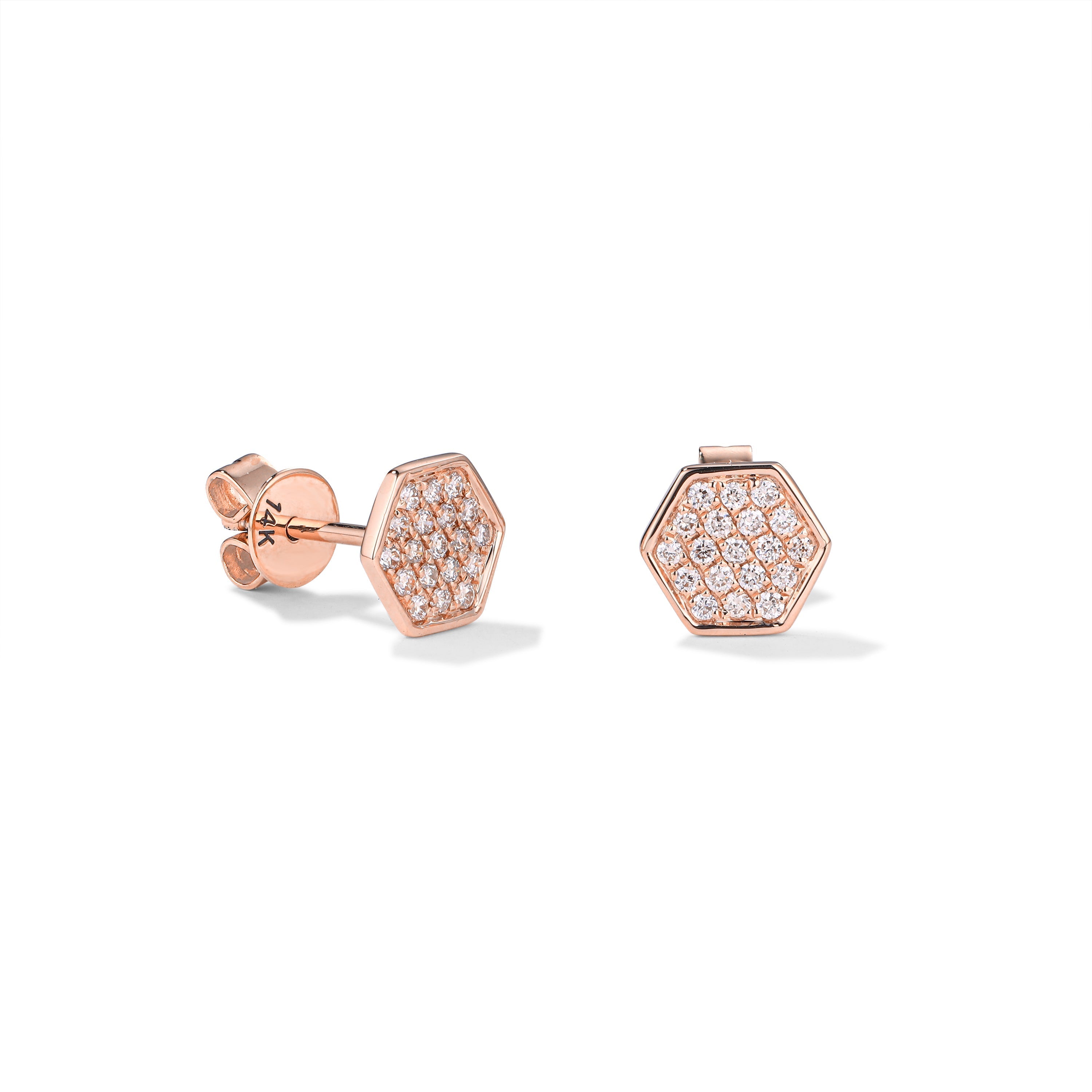 Hexabling Diamond Earrings