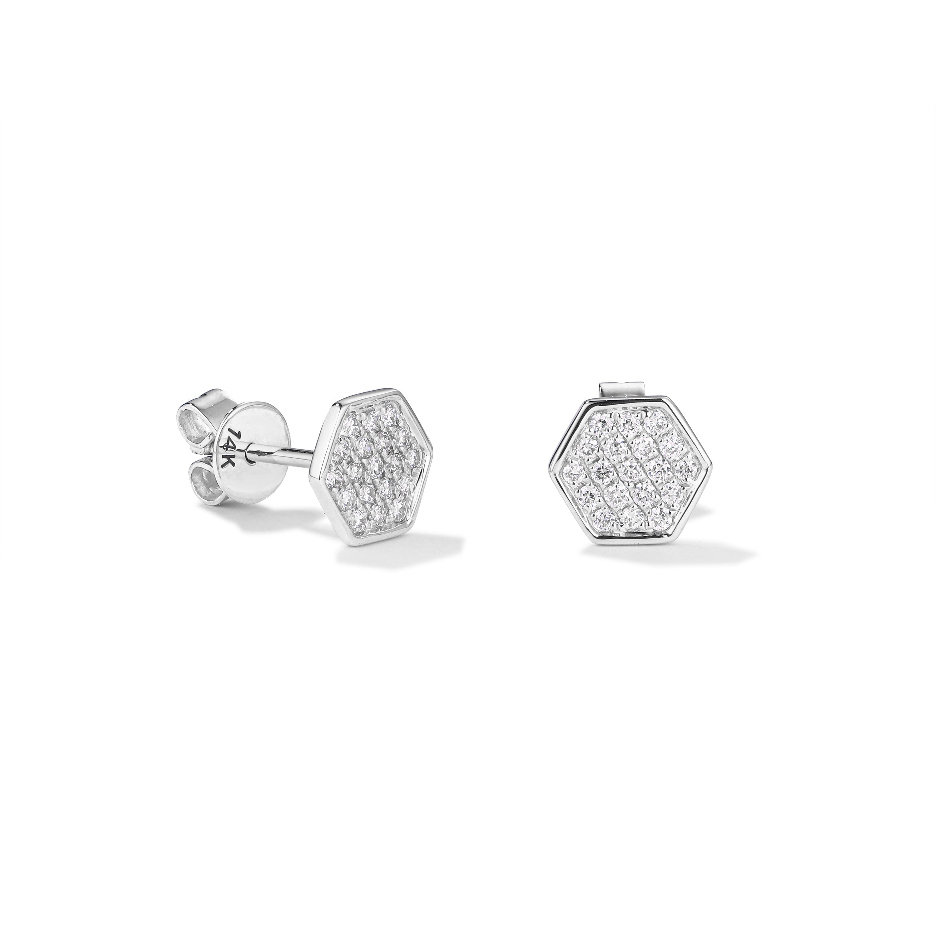 Hexabling Diamond Earrings