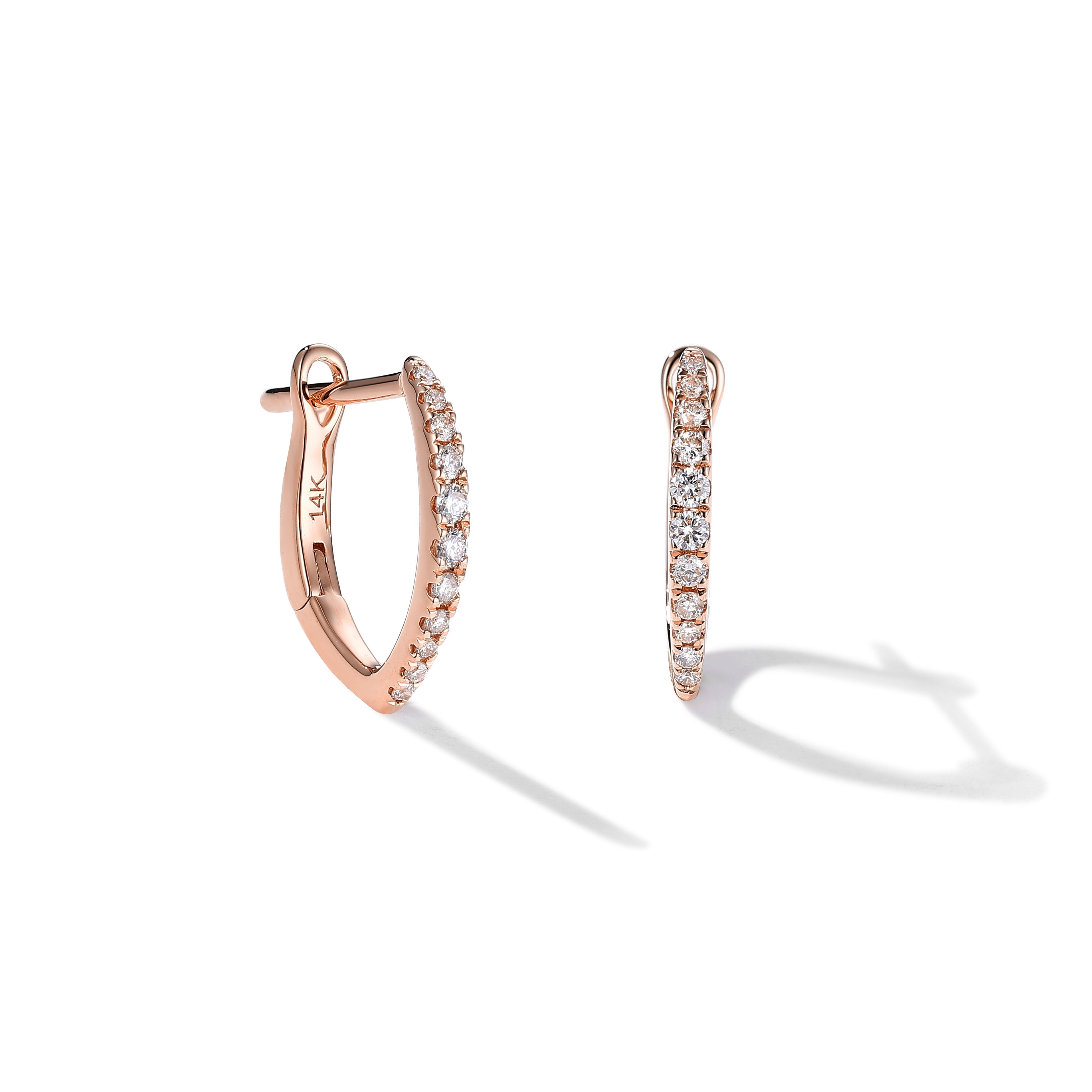 Modern Diamond Earrings