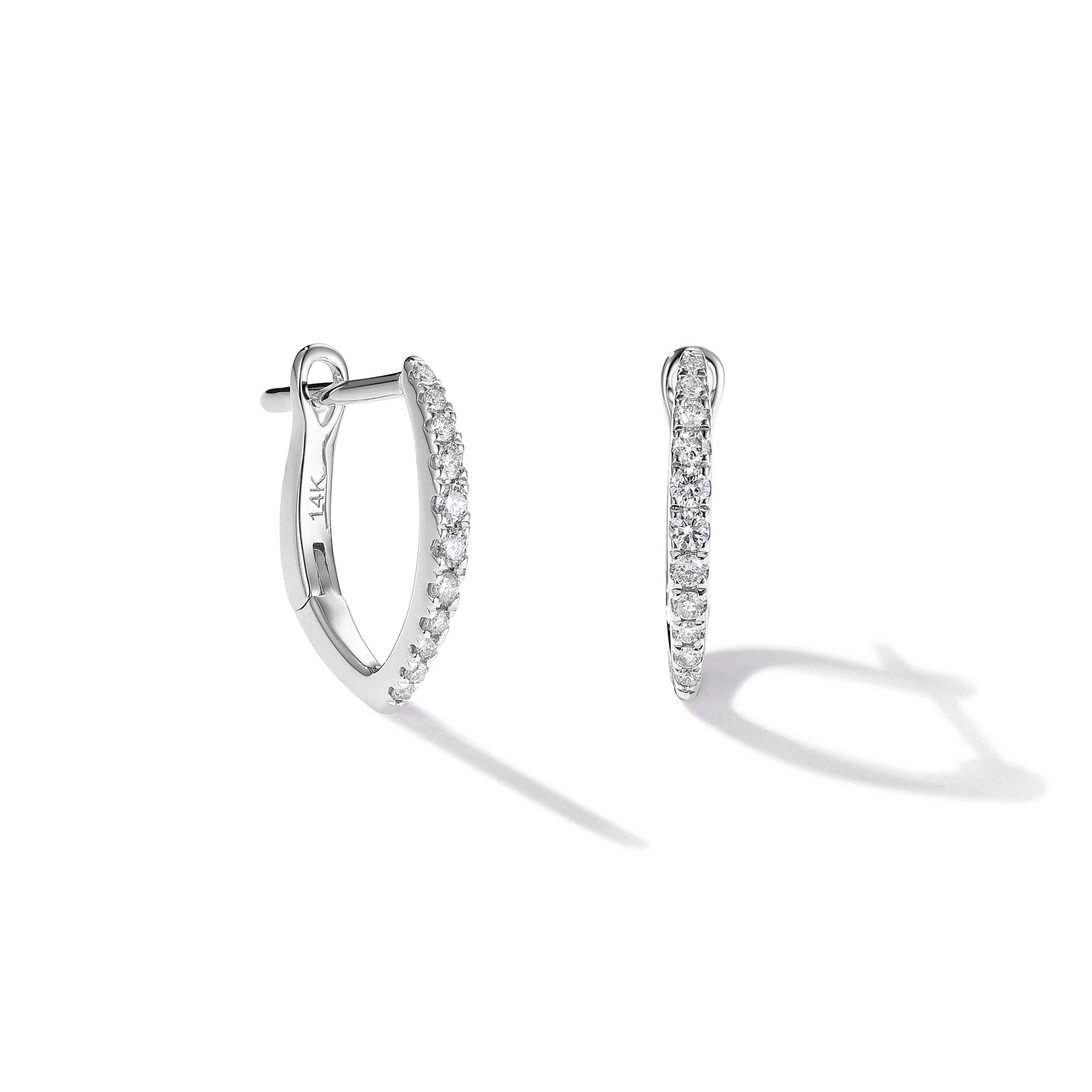 Modern Diamond Earrings