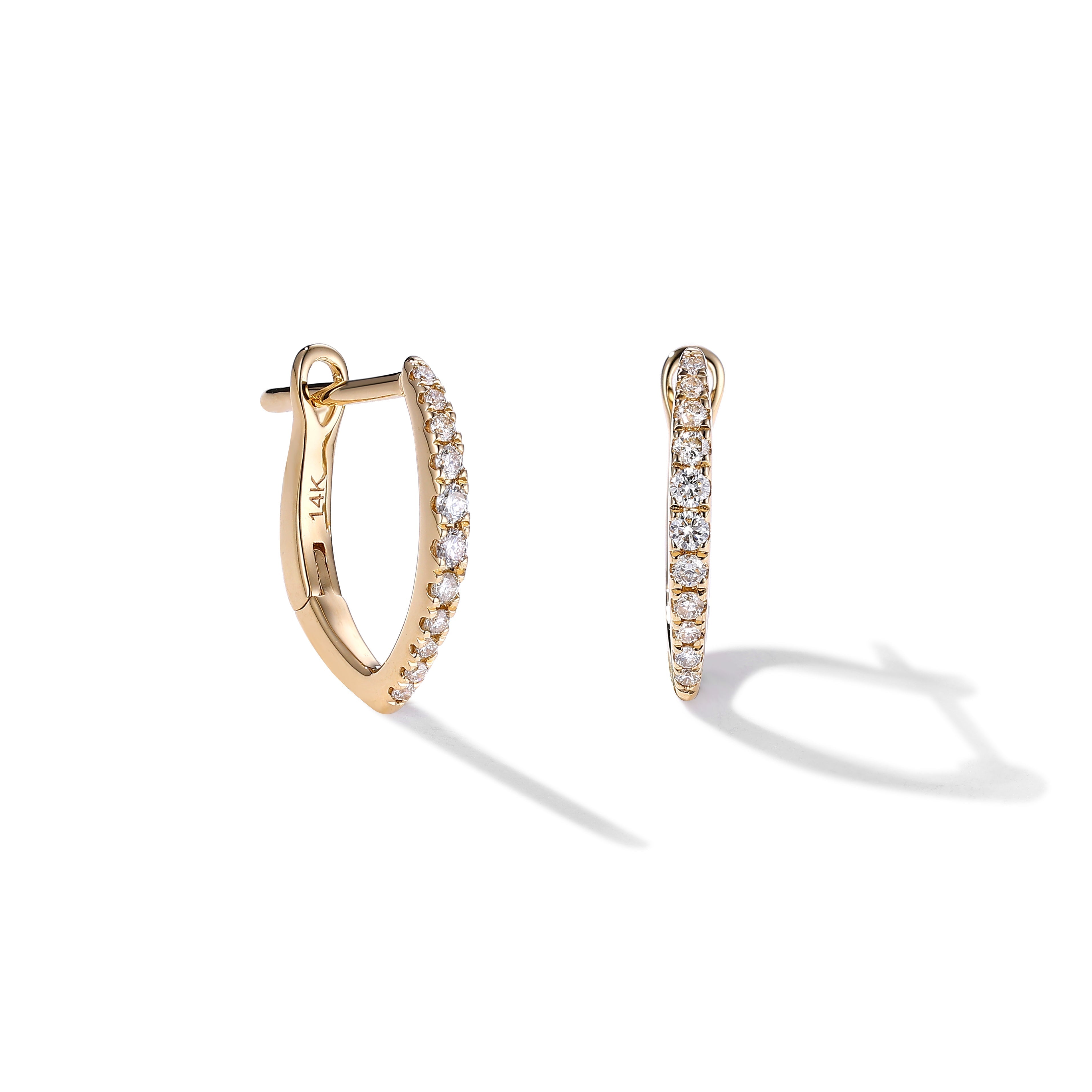 Modern Diamond Earrings