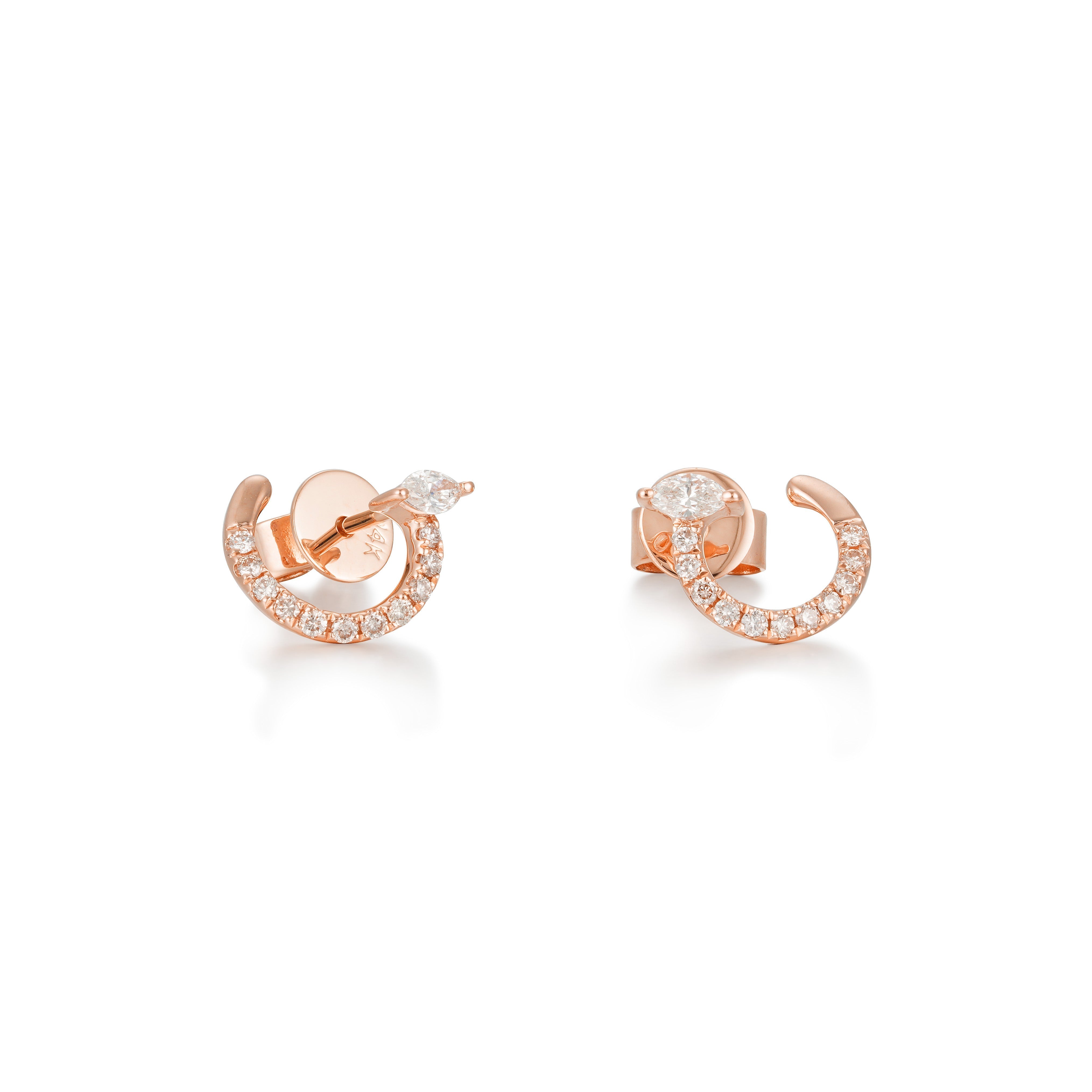 Marquise Mirage Diamond Earrings