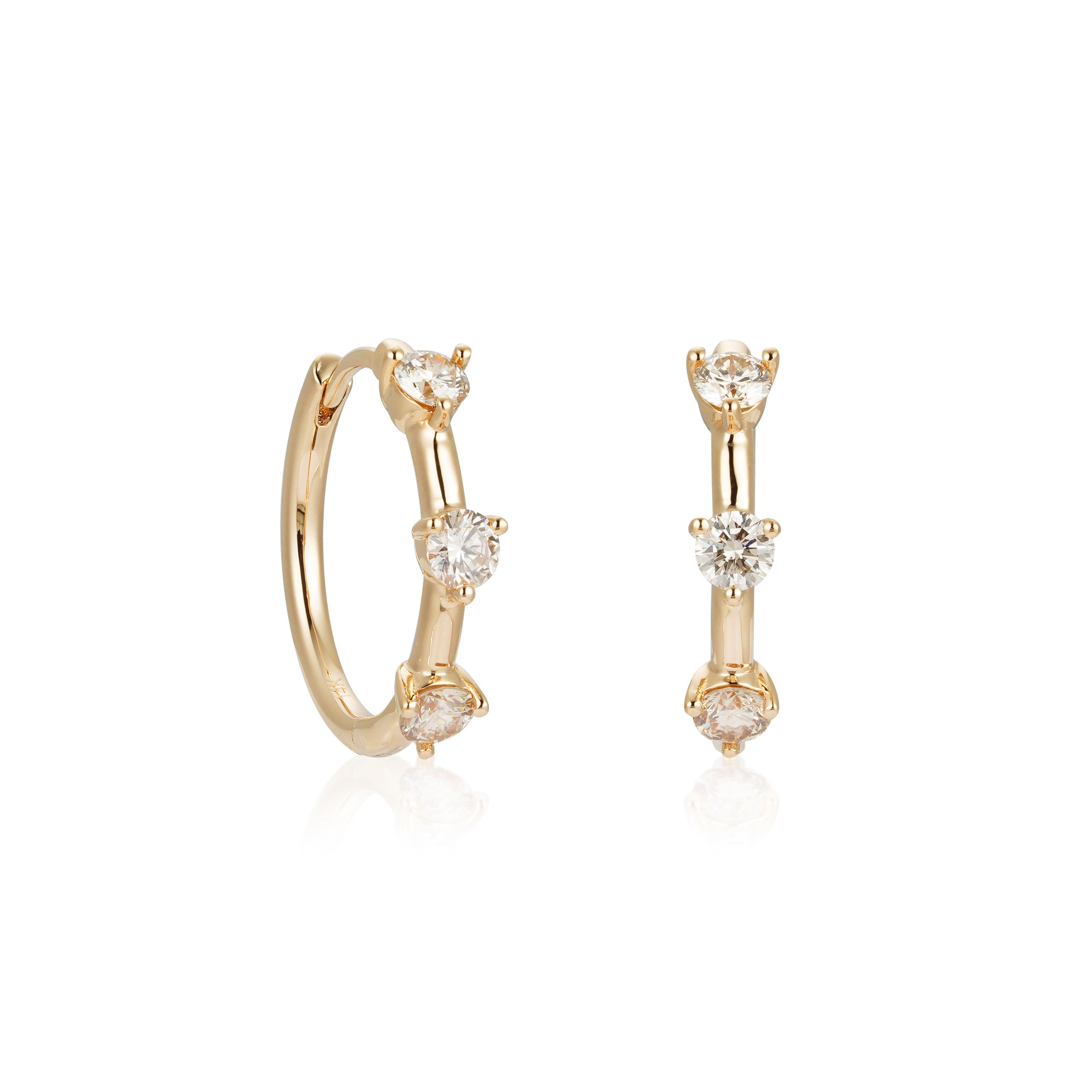 Trio Diamond Earrings