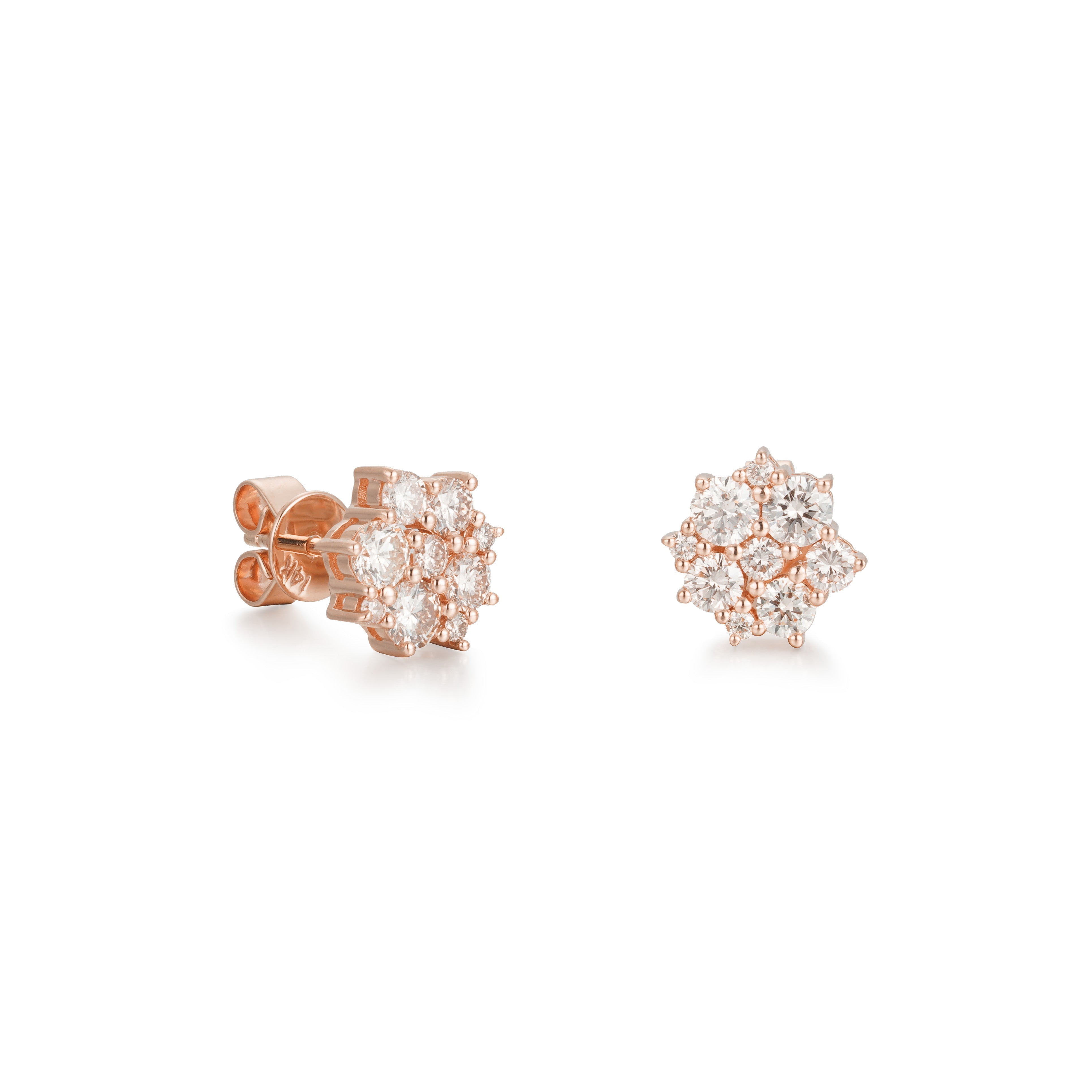 Dancing Petals Diamond Studs