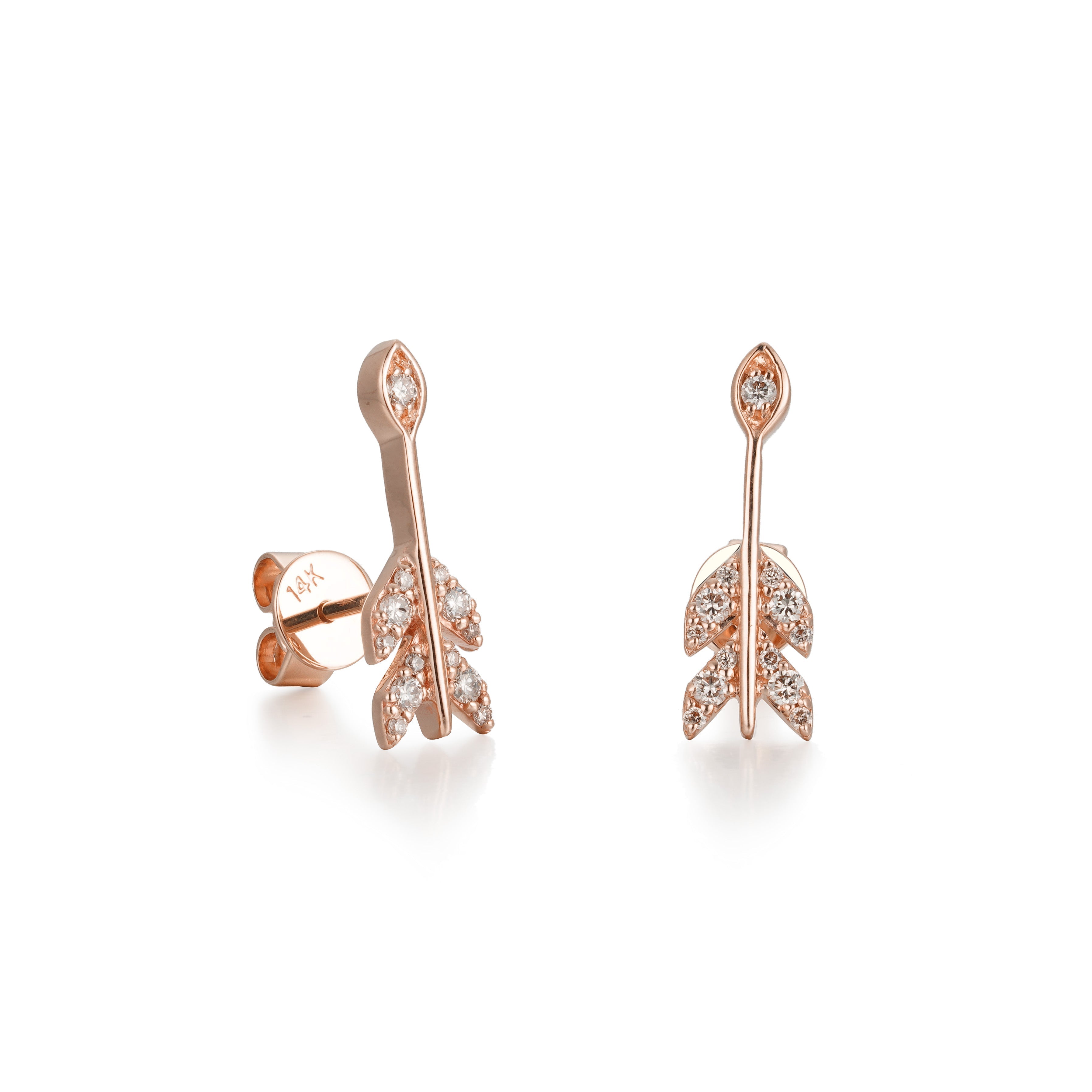 Playful Pointers Diamond Earrings