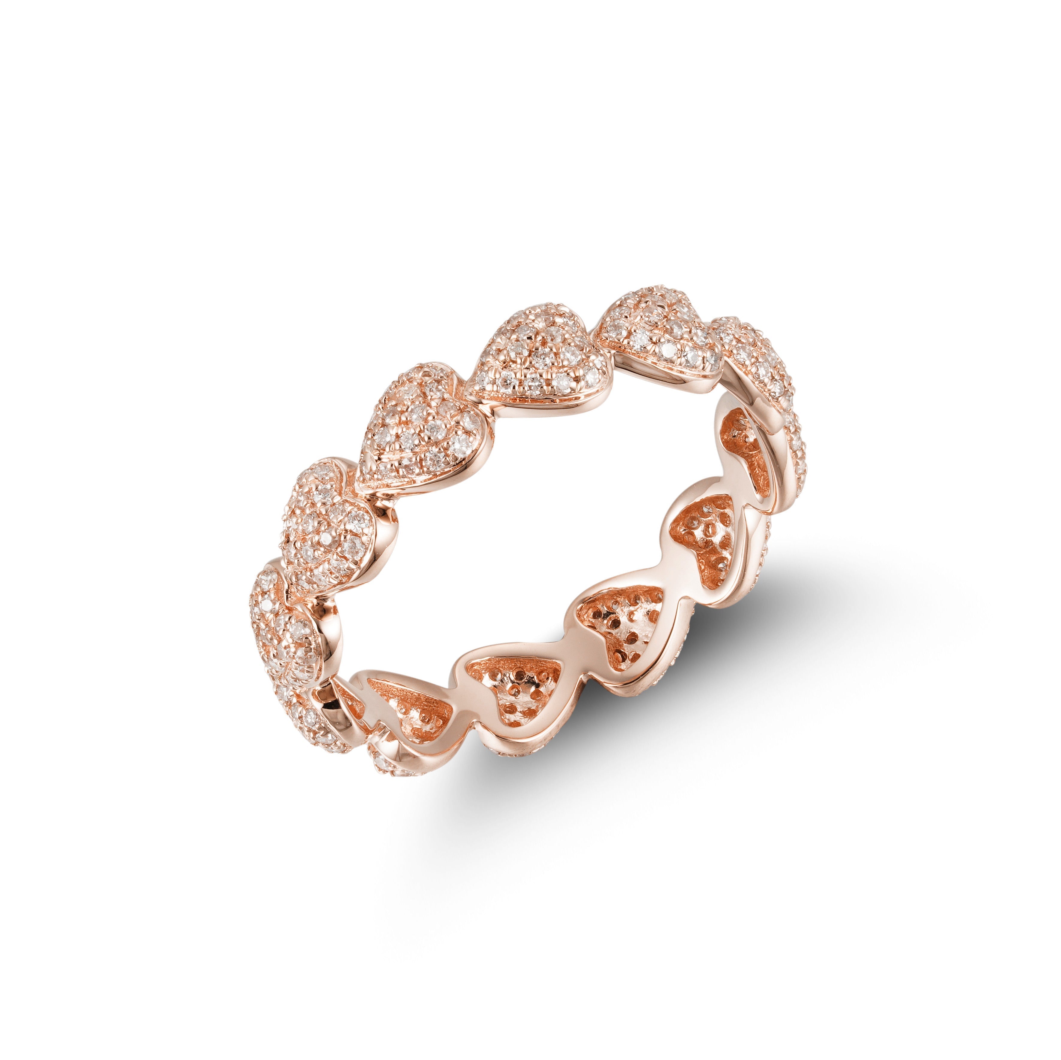 Heartfelt Love Diamond Eternity Ring