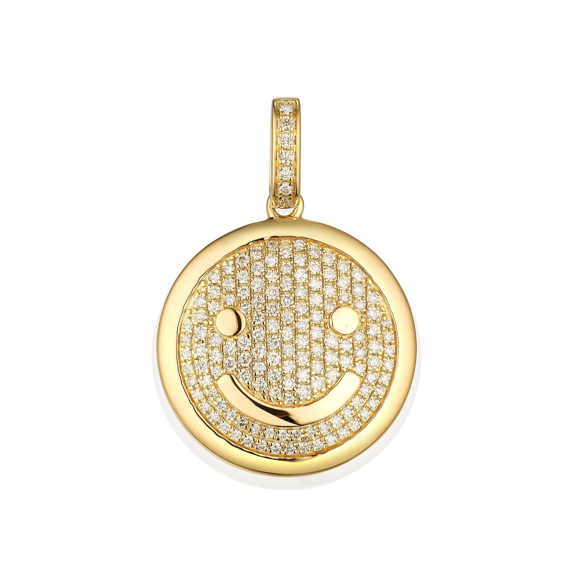 Smiley Diamond Pendant