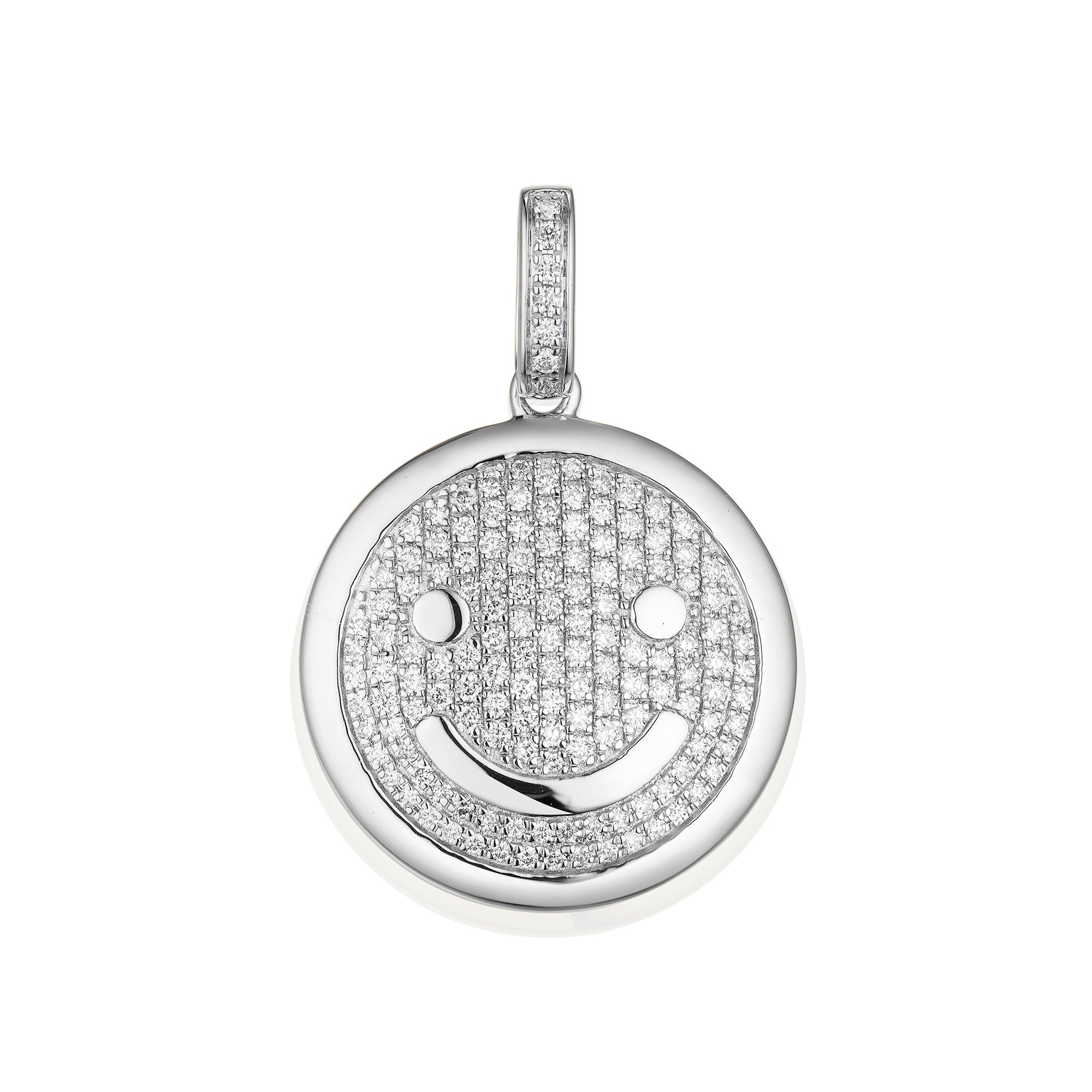 Smiley Diamond Pendant