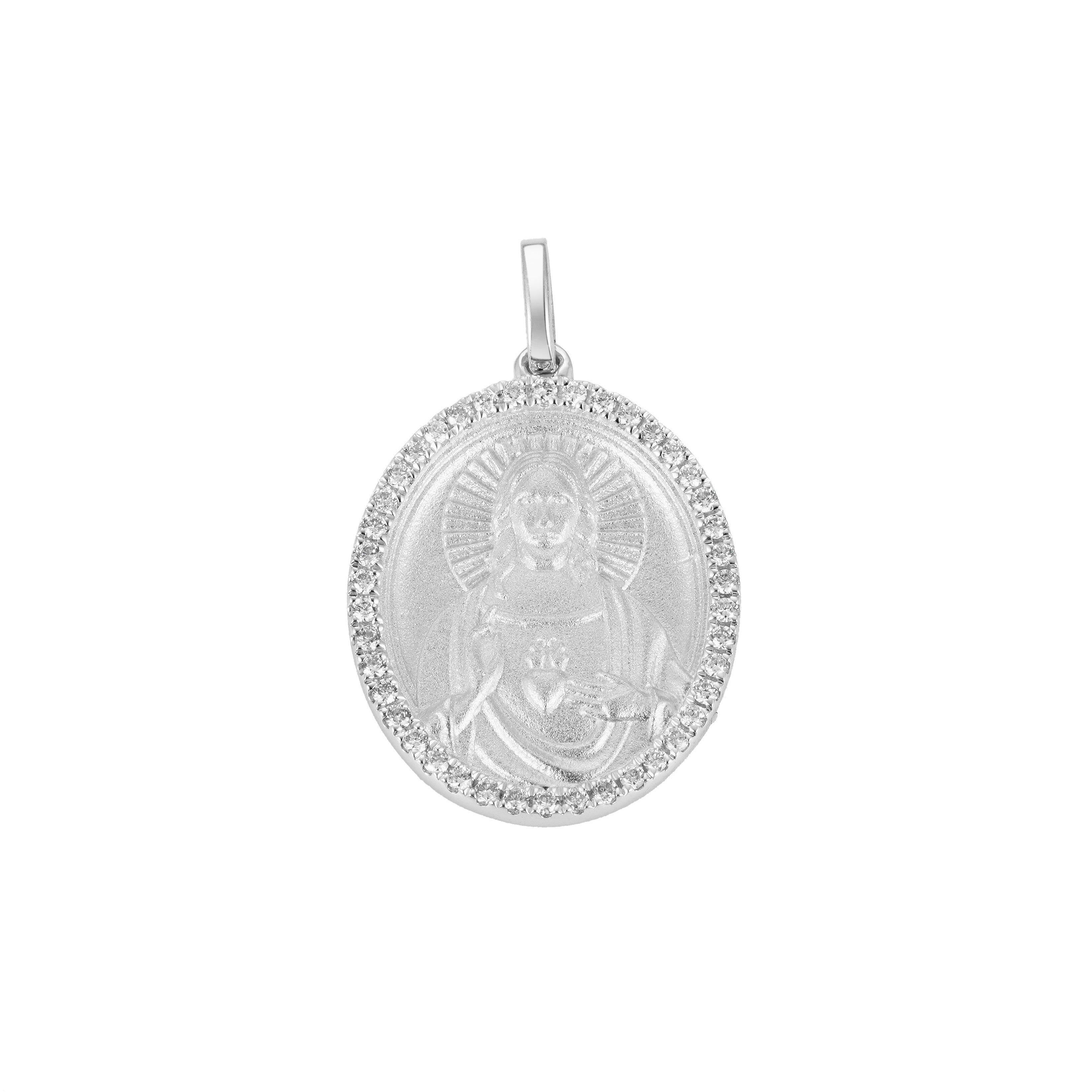 The Heart of Jesus Diamond Pendant